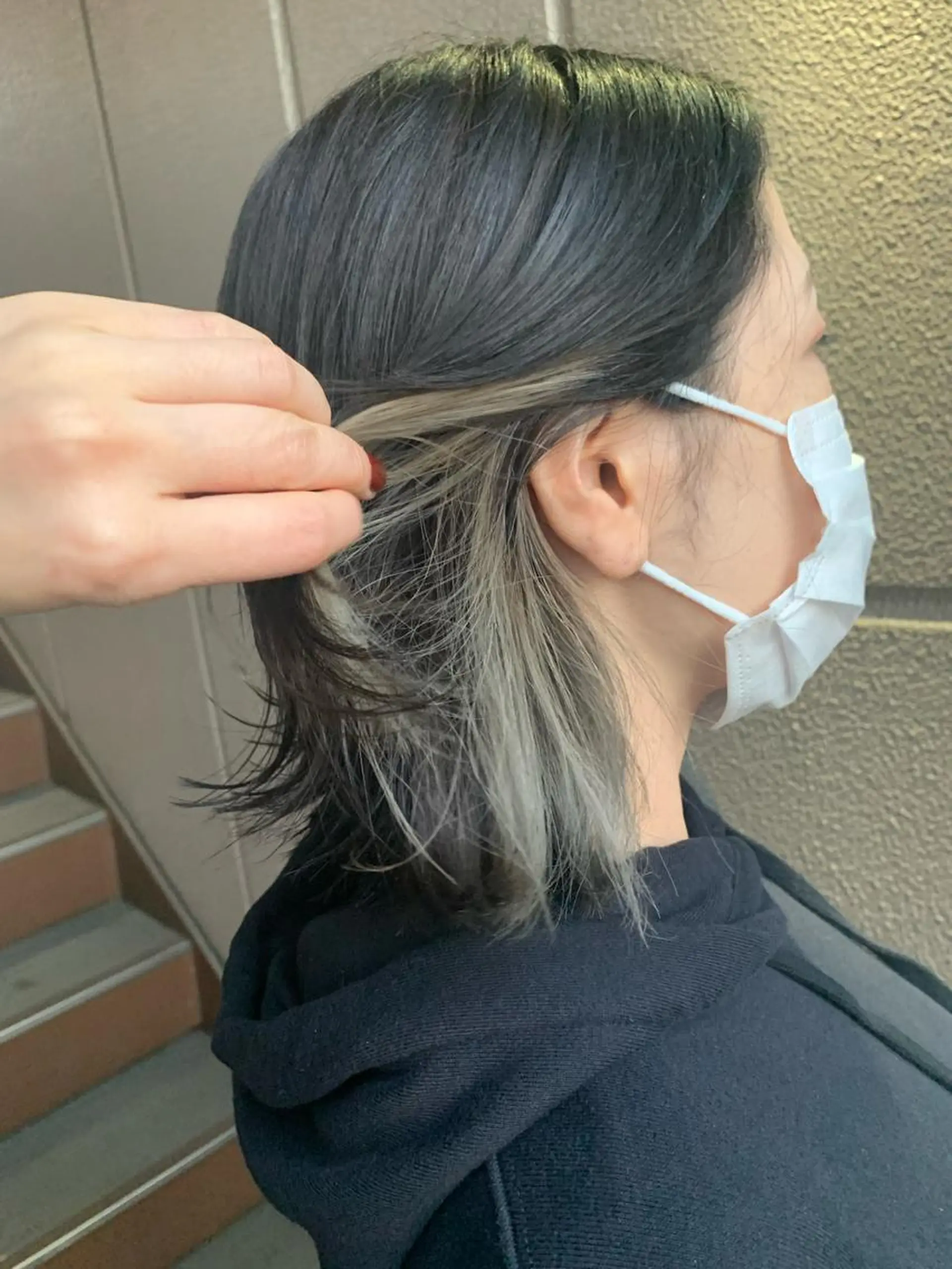 ミディアム ✨🎨ブリーチなし 透明感カラー✨美友のヘアスタイル