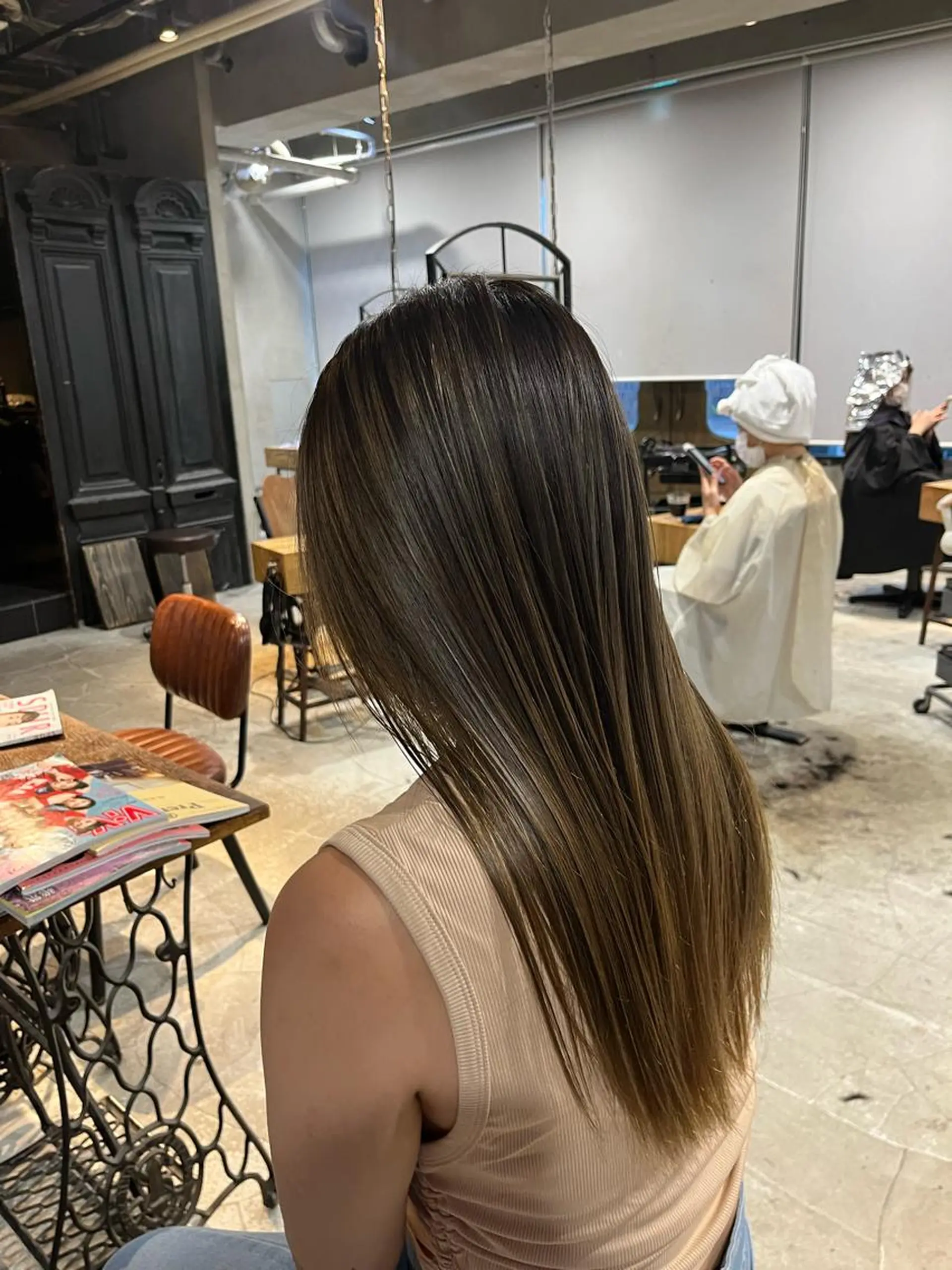 ロング カラー バレイヤージュ レイヤーカット カット ヘアカラー トリートメント DX所属・✨メンズスタイル✨ Daiのヘアスタイル