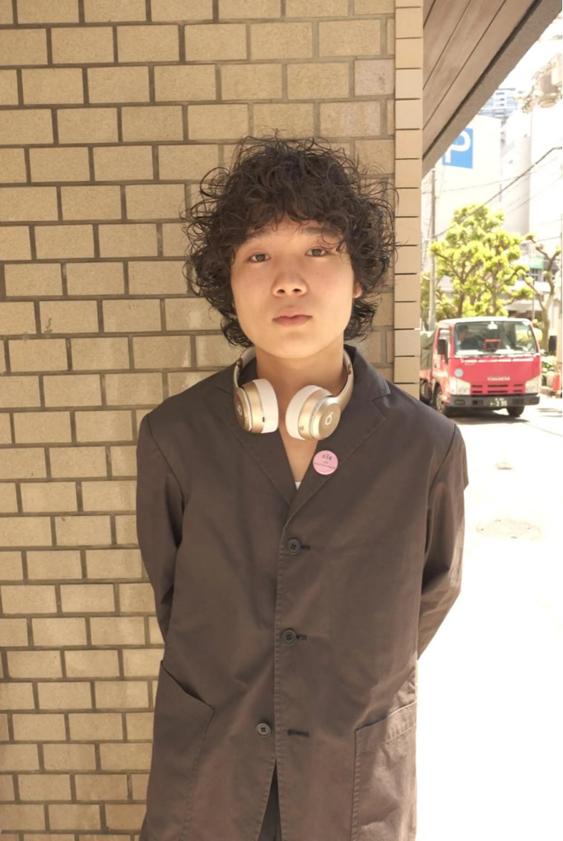 ミディアム パーマ メンズ カット パーマ トリートメント トレンドヘア◎ 店長　清原佑太のヘアスタイル
