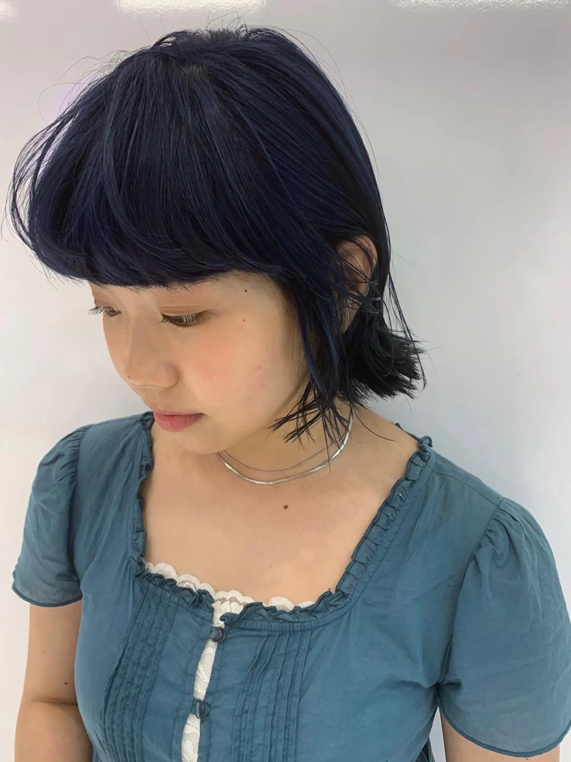 ミディアム ボブ 外ハネヘア lamie by melt 吉祥寺 【ラミエ バイ メルト】所属・【ミニモ公認】*似合 わせ職人*滝田拳史のヘアスタイル