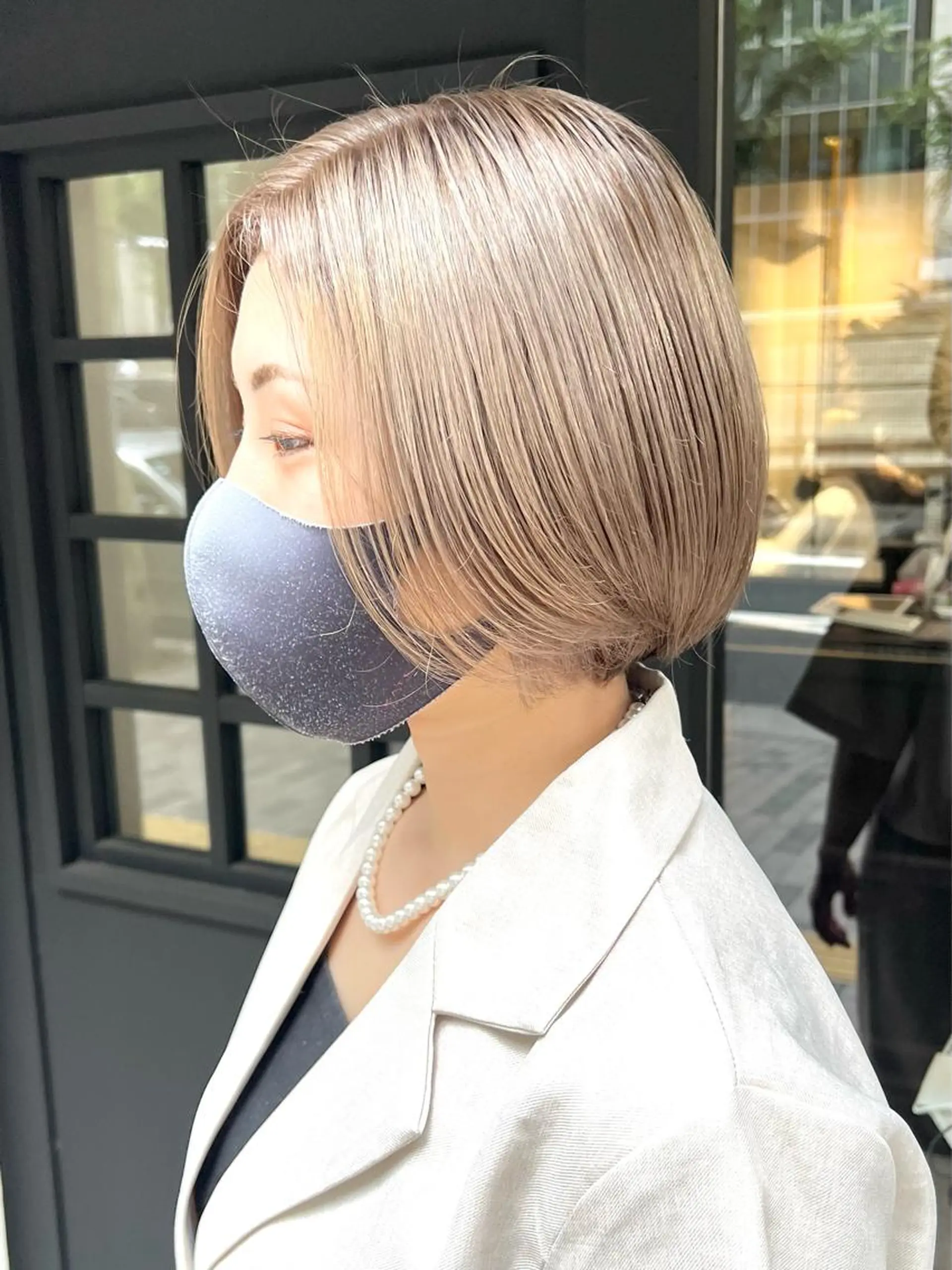 ショート カラー ベージュカラー ブリーチ ブロンド ブロンドベージュ カット ヘアカラー 💡似合わせのプロ 💡takutoのヘアスタイル