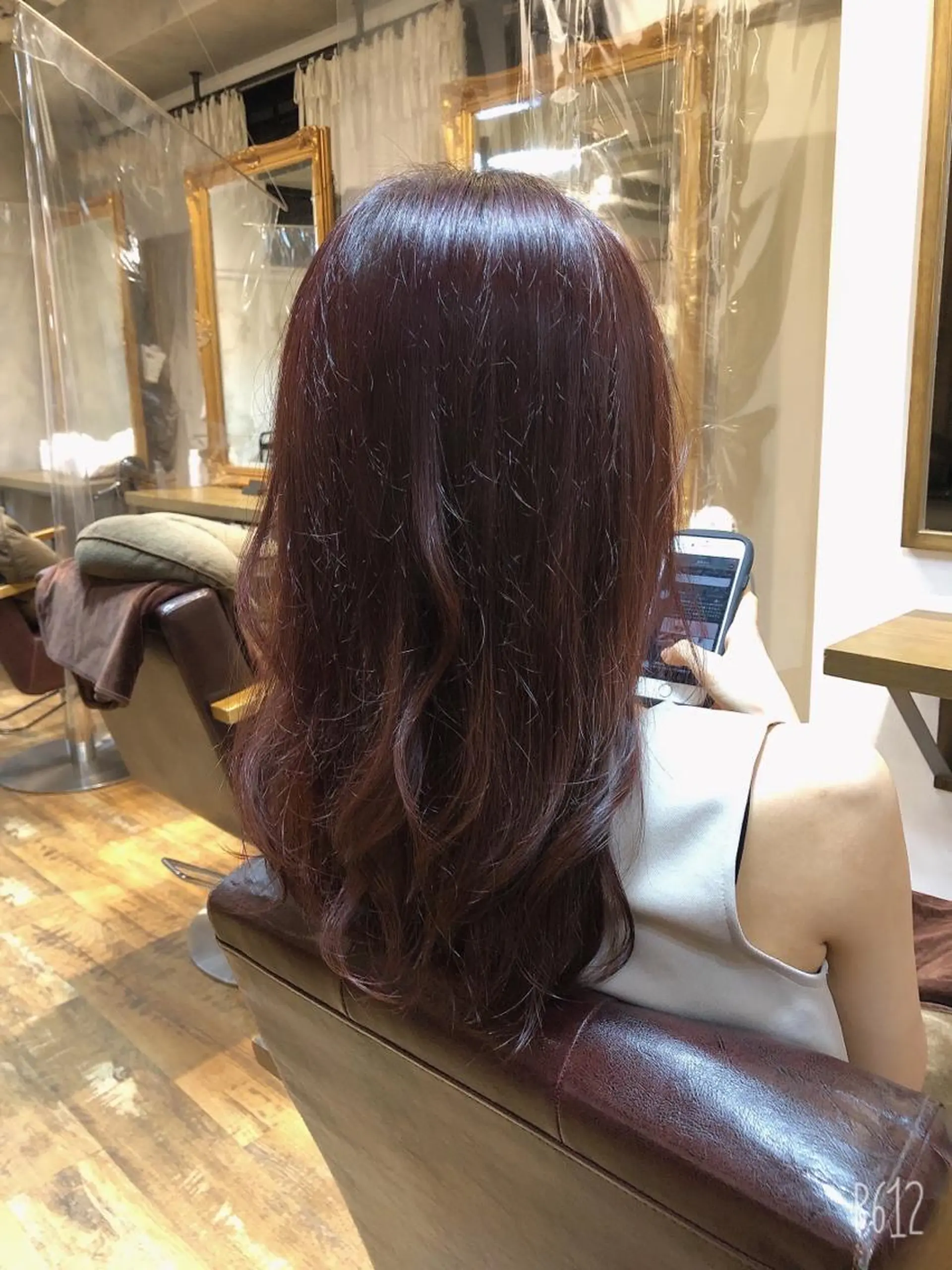 ロング カラー ブラウンカラー ピンクカラー ピンクブラウン ヘアカラー トリートメント 💖透明感カラー💖 坂本万由子のヘアスタイル