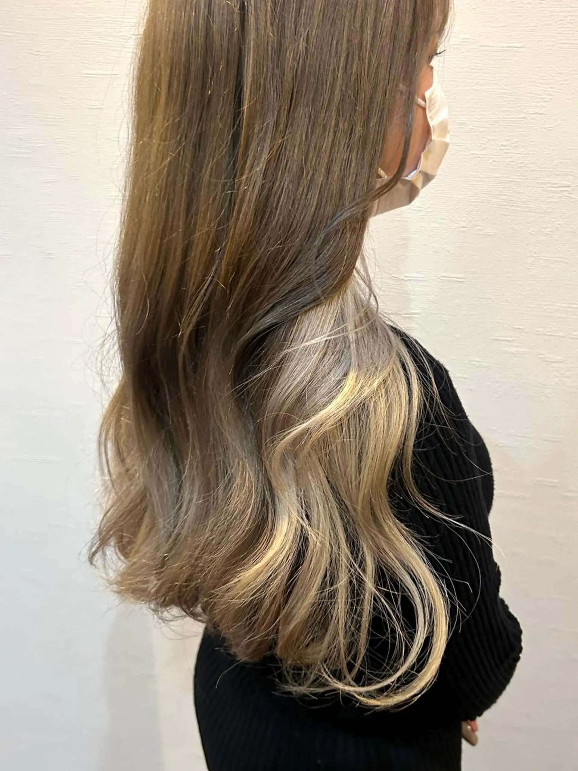 ロング カラー ヘアカラー トリートメント 𝒌𝒚𝒐𝒌𝒂 🍀のヘアスタイル