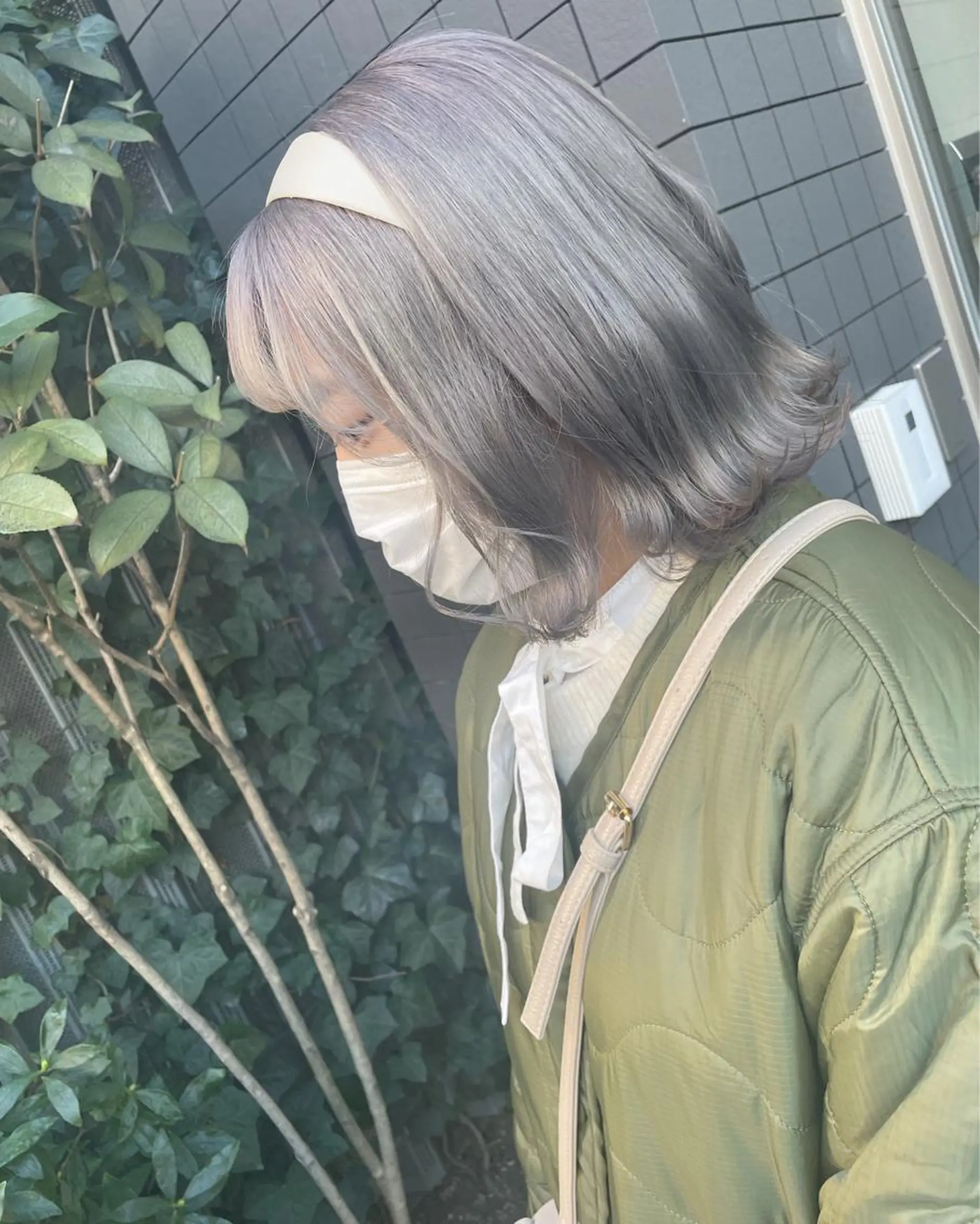 ミディアム カット ヘアカラー トリートメント LA.MIU★ Mayuのヘアスタイル