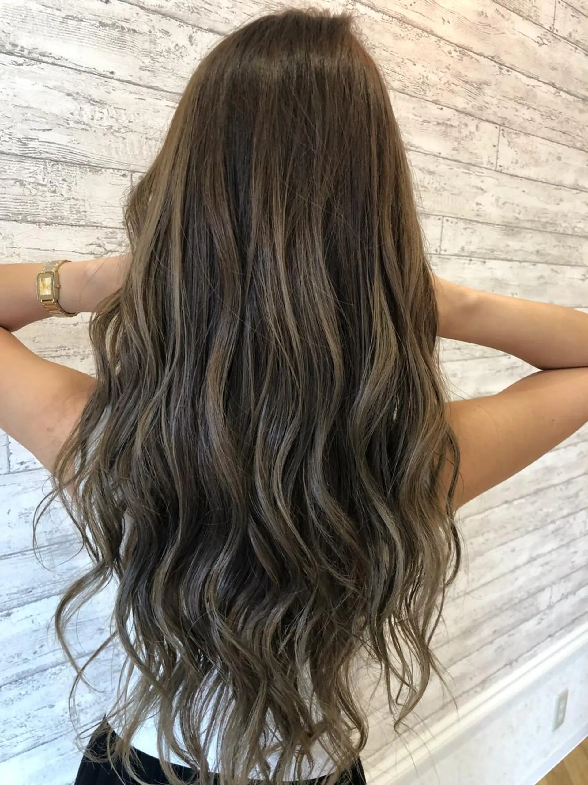ロング カラー カット ヘアカラー トリートメント ヘッドスパ ☆ハイトーン口コミ◎ WiLL/京橋のヘアスタイル