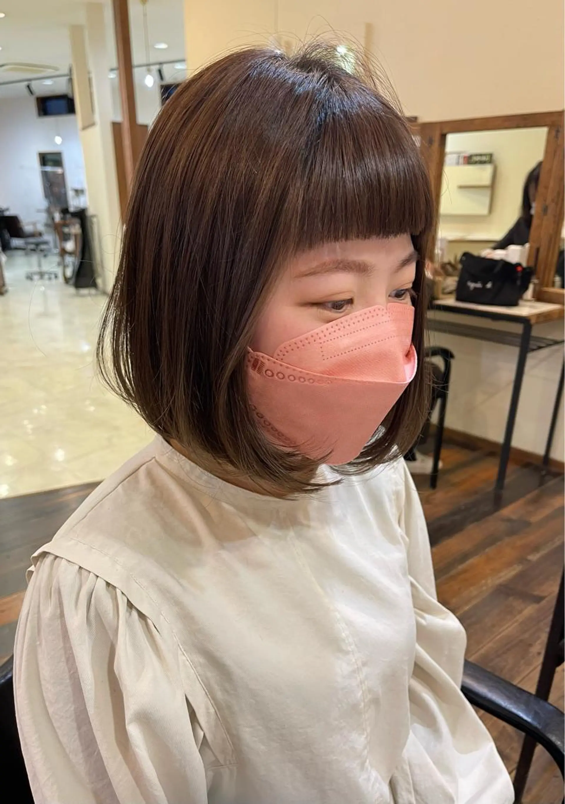 ミディアム CEEK /NO.4所属・梶原 真帆のヘアスタイル