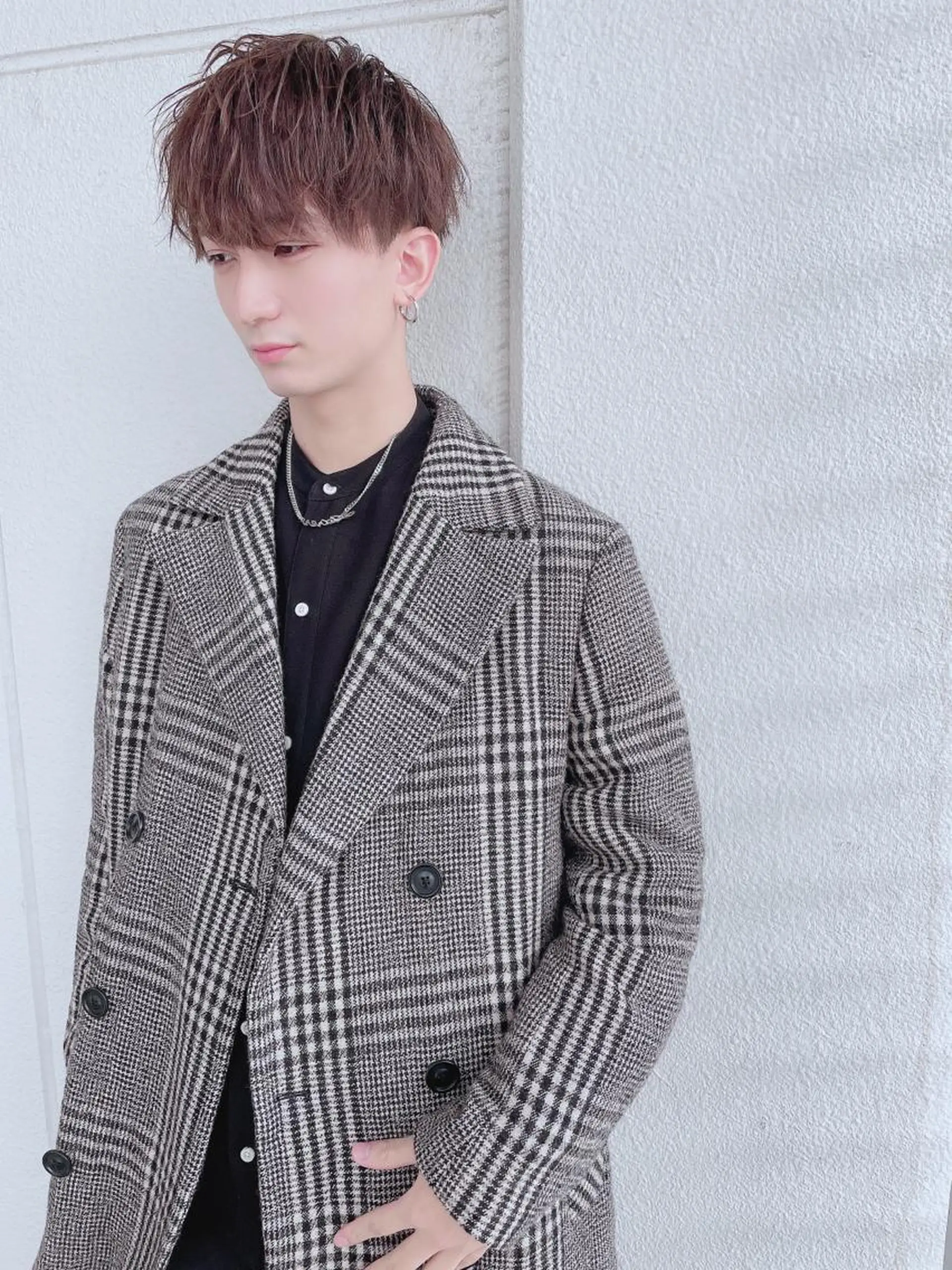 ショート カラー ヘアアレンジ メンズ カット ヘアカラー メンズZina代表 田端 麗治のヘアスタイル