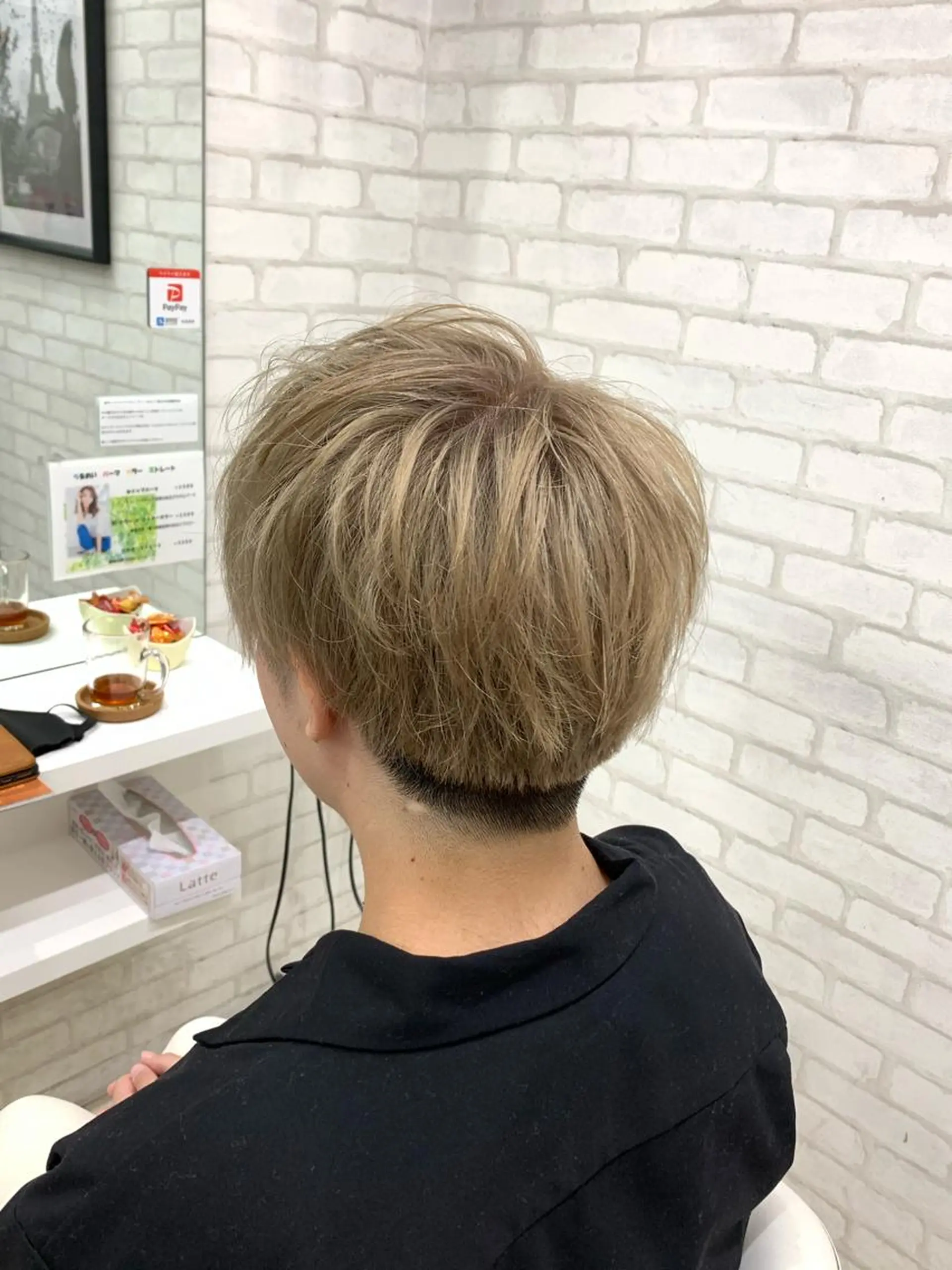 ショート カラー 大橋 一智のヘアスタイル