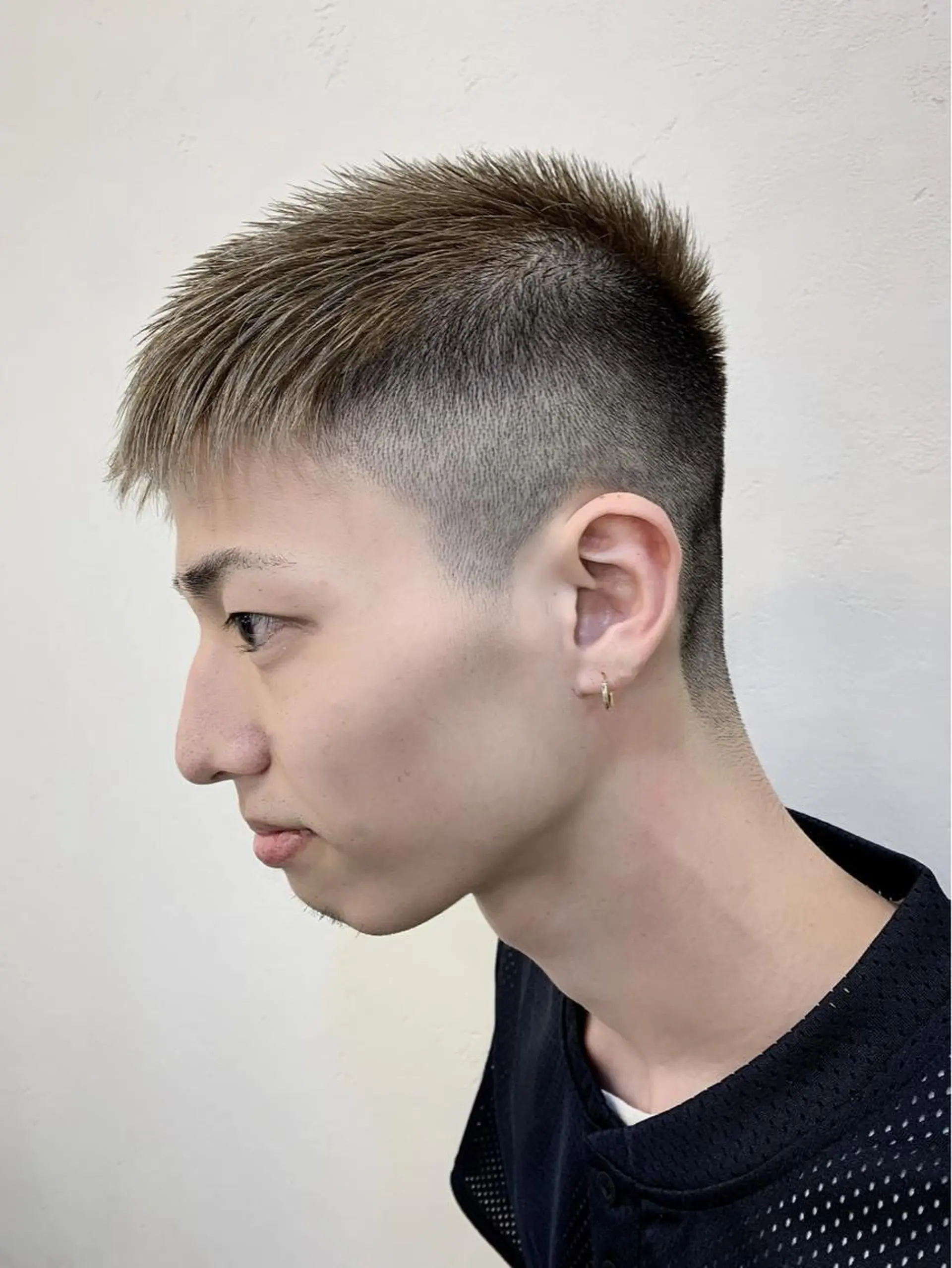 ショート カラー メンズ メンズブリーチ メンズベリーショート ベリーショート ブリーチ ショートヘア LAGRECE大阪梅田店所属・美髪矯正・髪質改善 【中村吉孝】のヘアスタイル