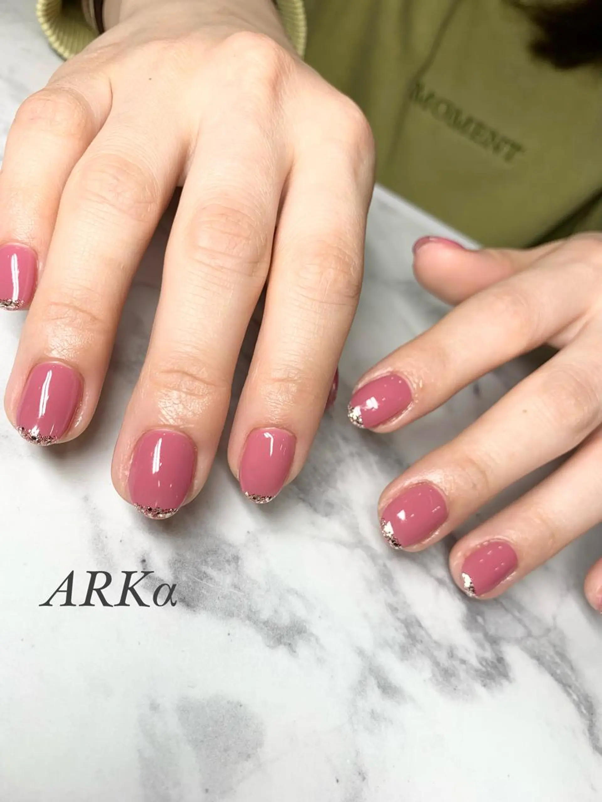ショート ネイル ハンドネイル Nailsalon ARKαのネイルデザイン