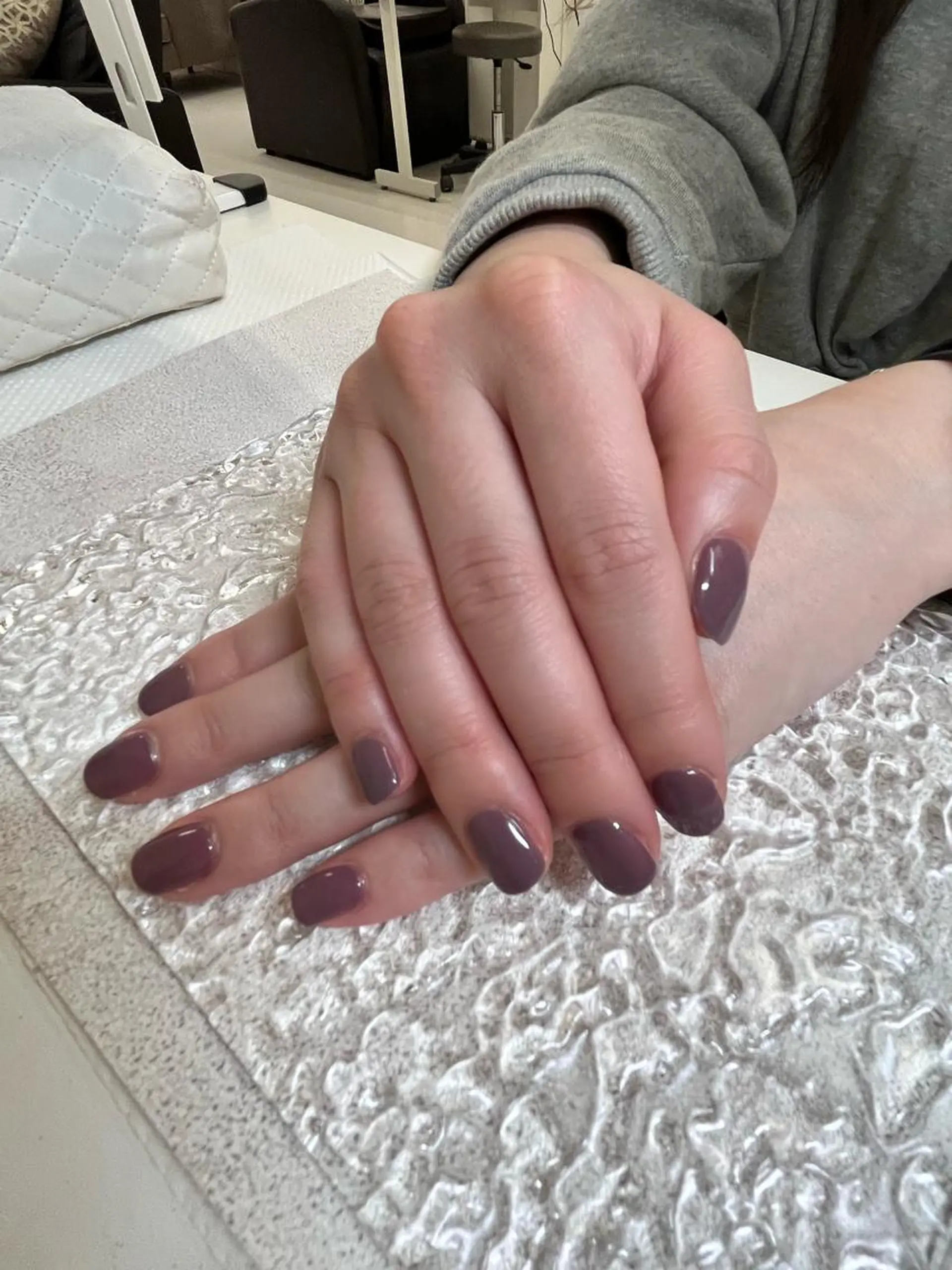 ネイル ワンカラーネイル ネイルサロンエーナイン平岸店所属・齋藤 英理のネイルデザイン