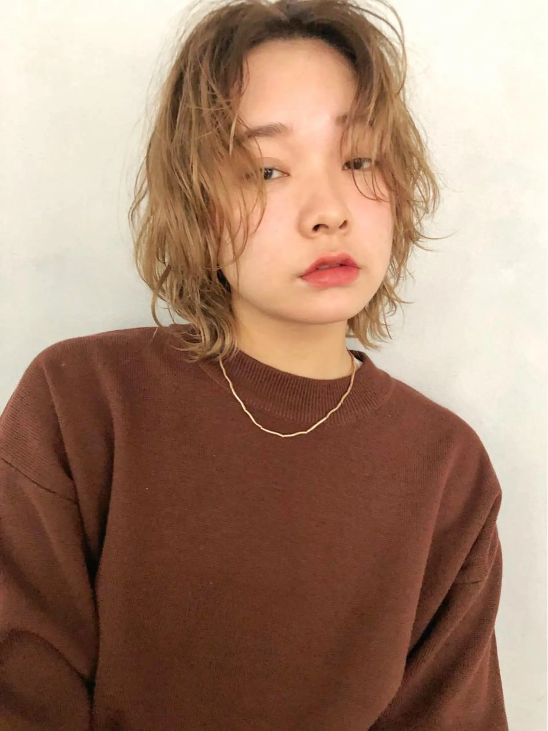 ミディアム ミディアムパーマ くせ毛 レイヤーカット ウルフカット ウルフレイヤー cofy by melt所属・🍎みついじゅん🍏 ボブ指名No.1のヘアスタイル