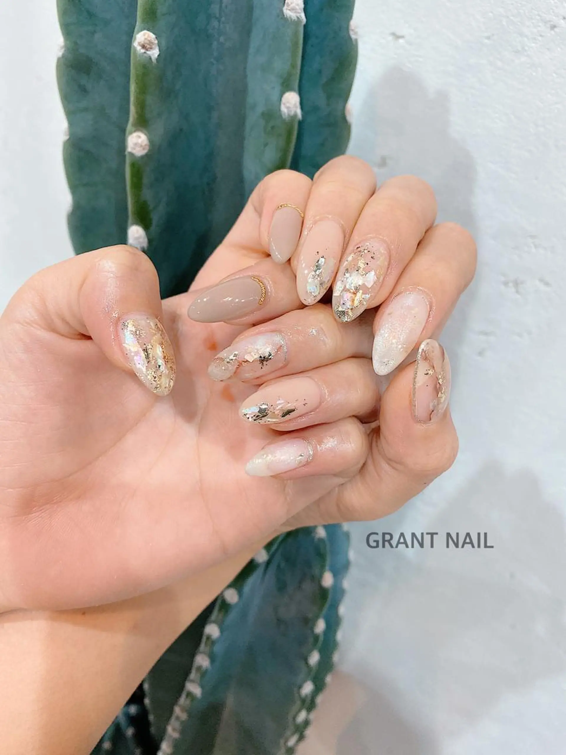 ネイル アートネイル クリアネイル ジェルネイル ニュアンスネイル GRANT NAIL 岩出店のネイルデザイン