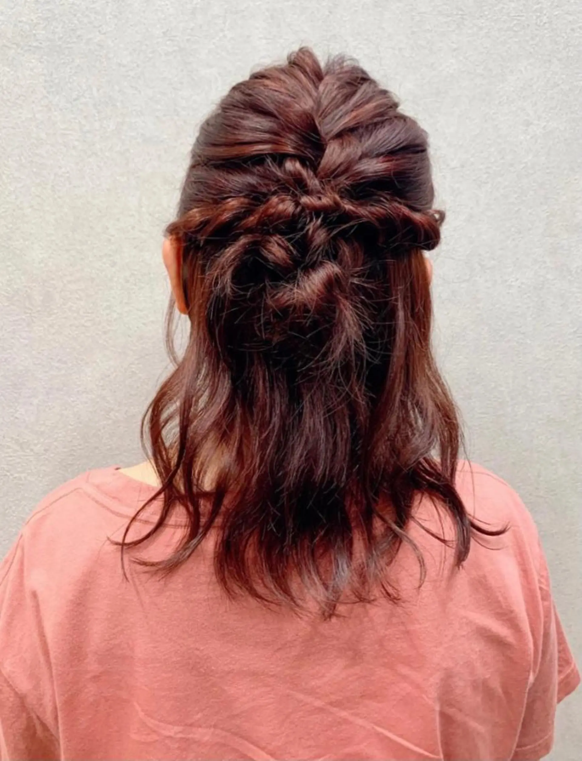 セミロング カラー ヘアアレンジ カット🍋いらみな あかねLOuNICAのヘアスタイル