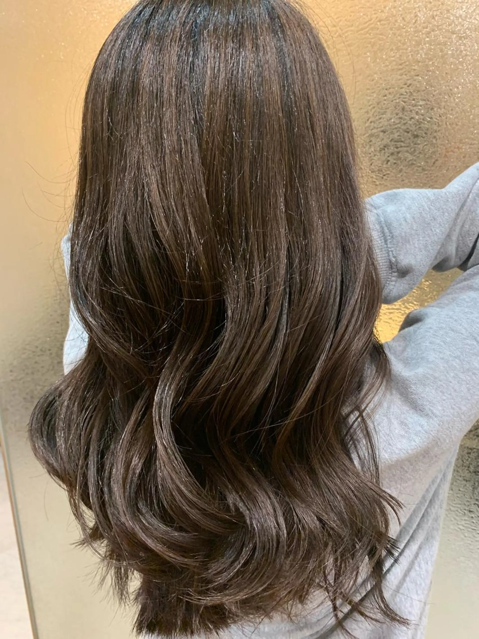 ロング カラー レイヤーカット カット ヘアカラー Neuk所属・Neuk綾瀬 髪質改善No1のヘアスタイル