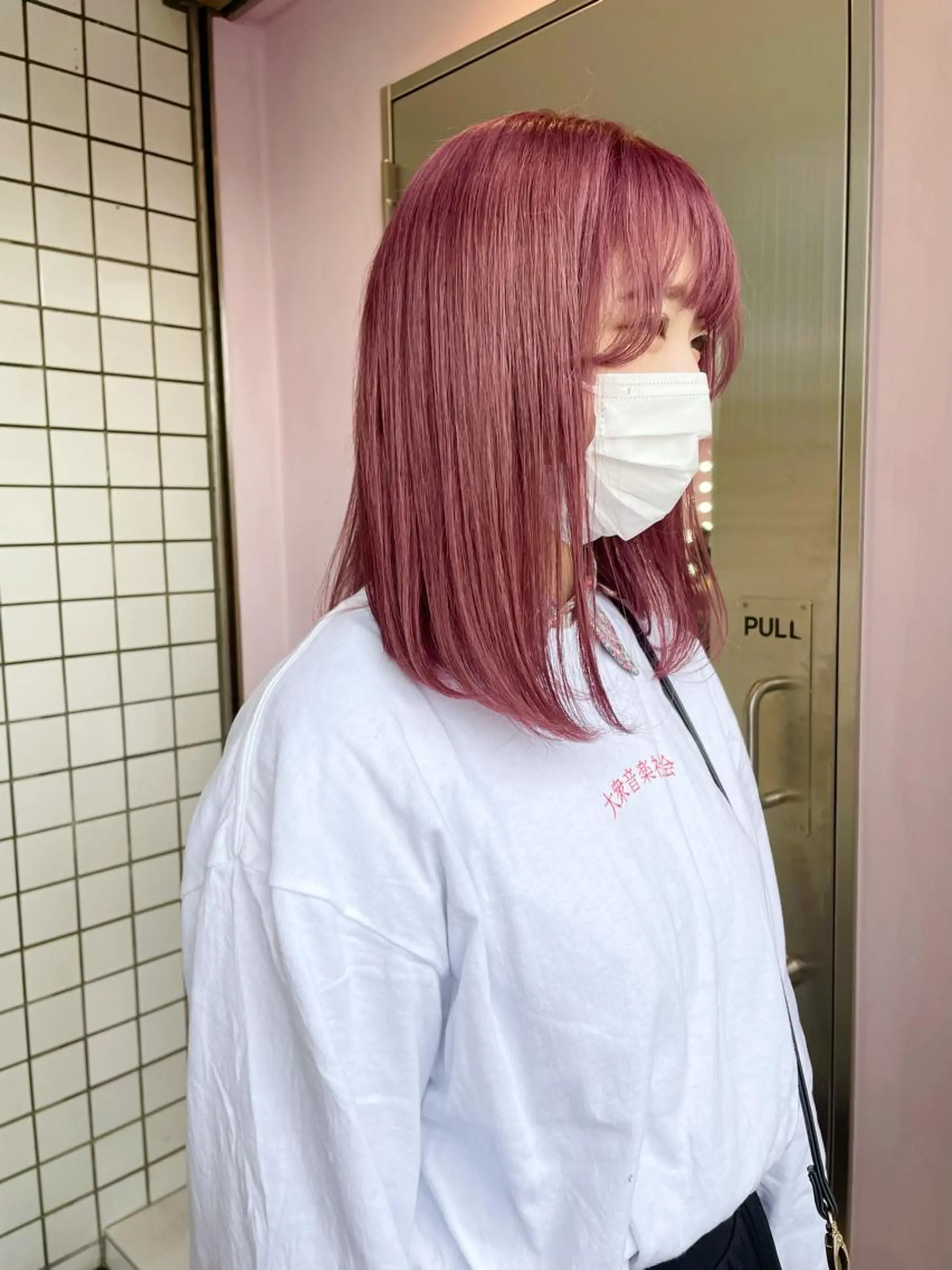 セミロング カラー 心斎橋/ブリーチ minamiのヘアスタイル