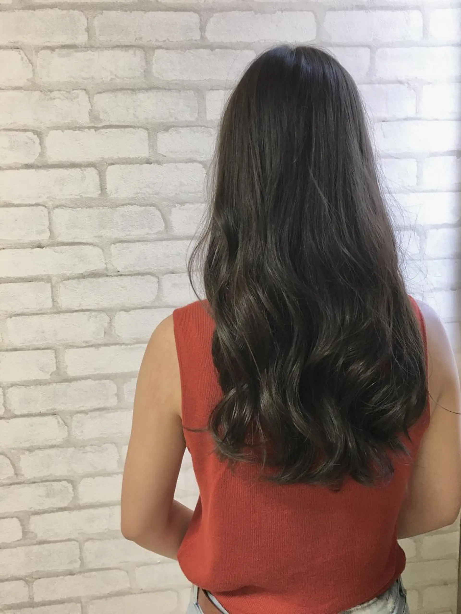 ロング カット トリートメント brace 立花のヘアスタイル