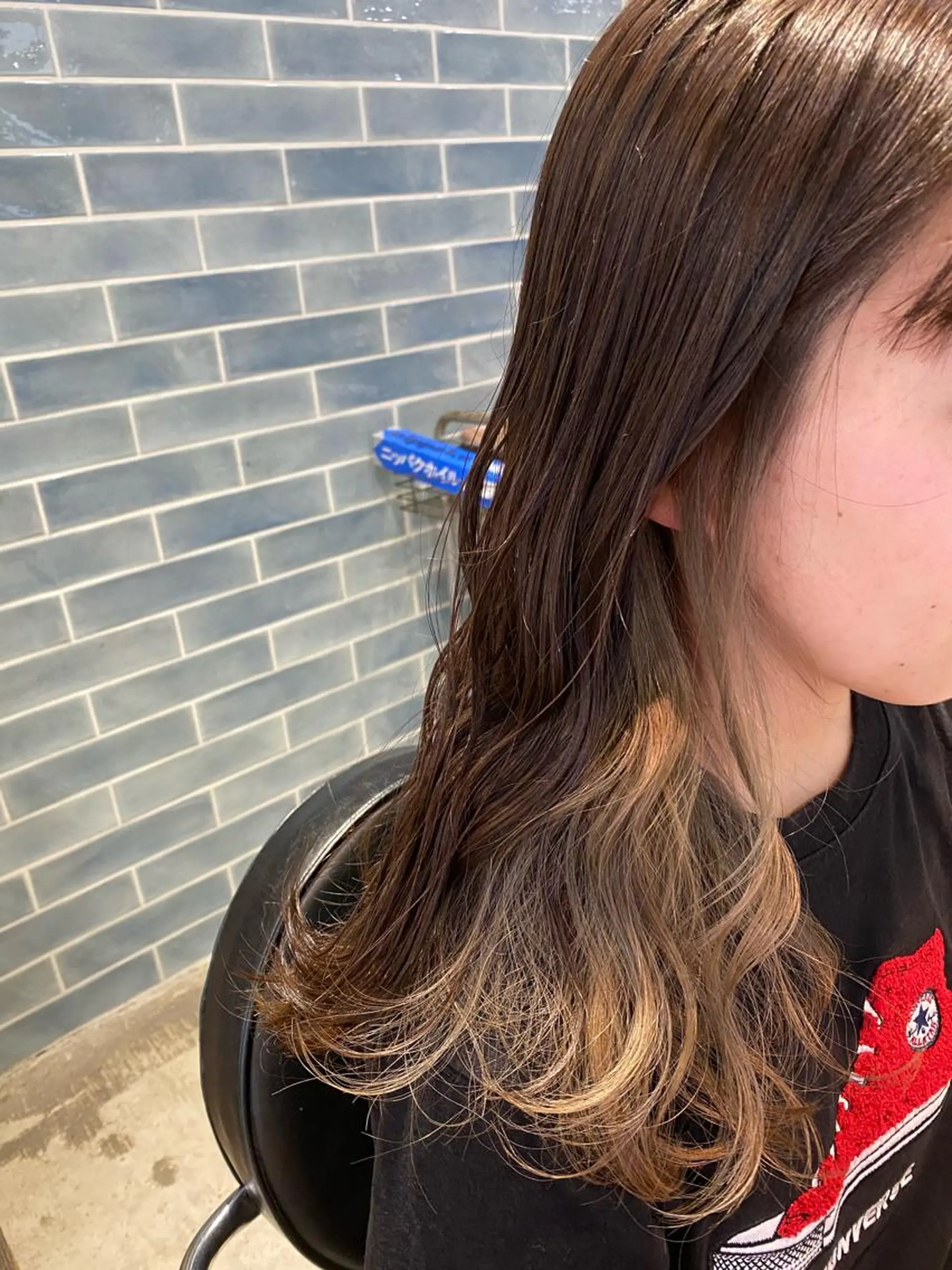 ミディアム カラー ヘアカラー トリートメント 髪質改善🌟透明感 🌟三塚有紀子のヘアスタイル