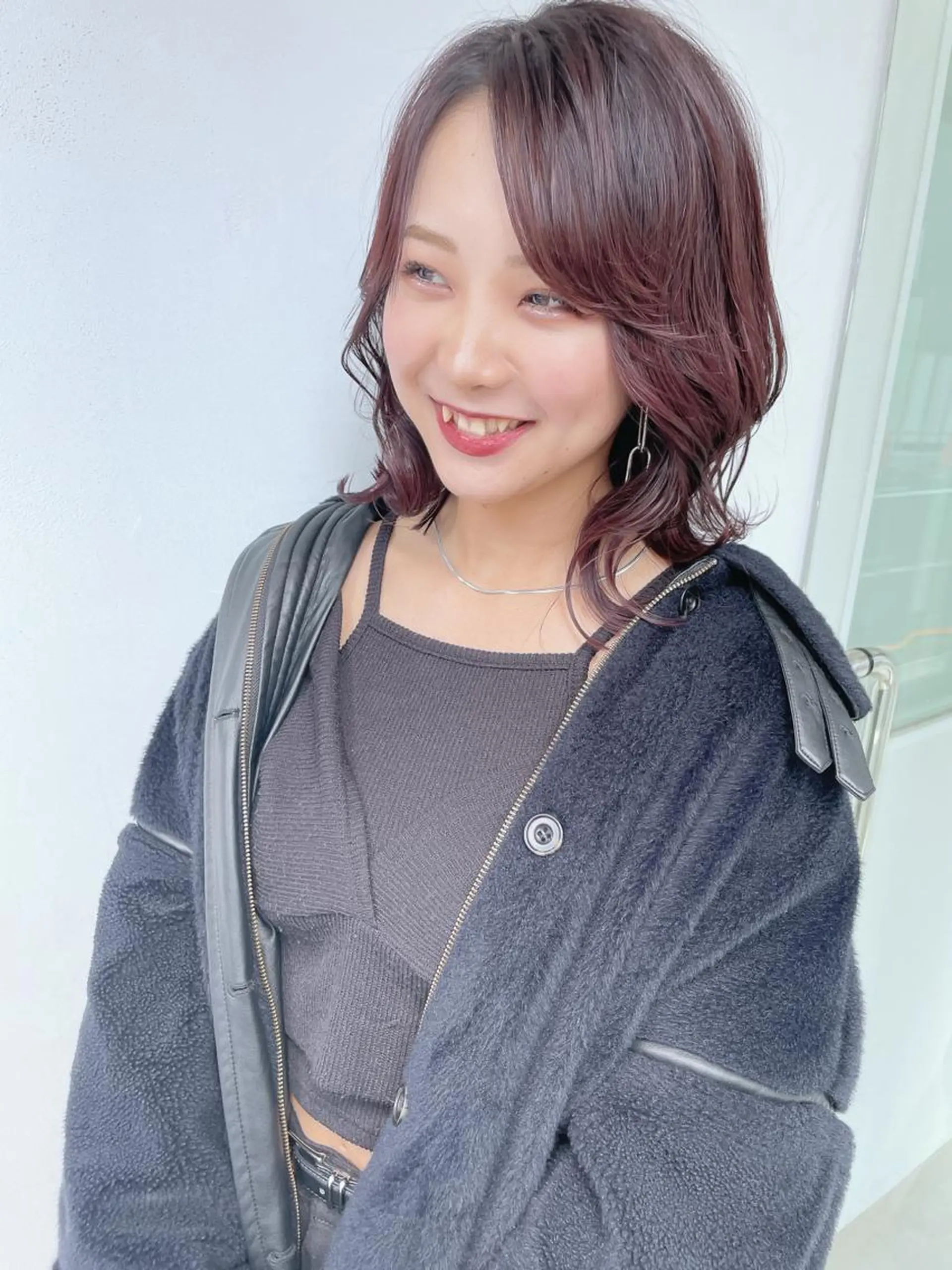 ミディアム カラー ブリーチ ブリーチなしカラー レッドカラー 🍨モテベージュ🩰 miraiのヘアスタイル