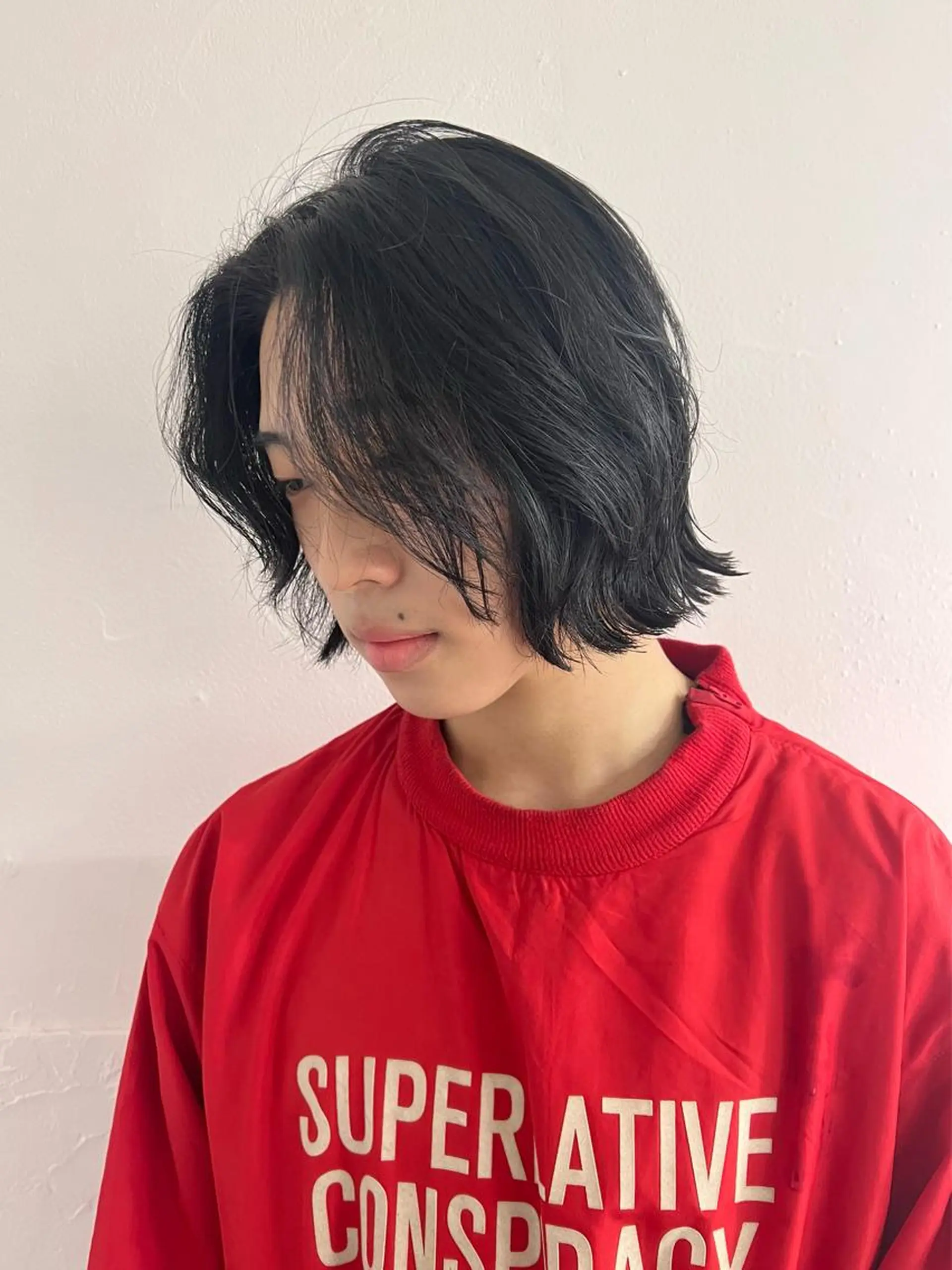 セミロング メンズ カット メンズスタイリスト リュウジのヘアスタイル