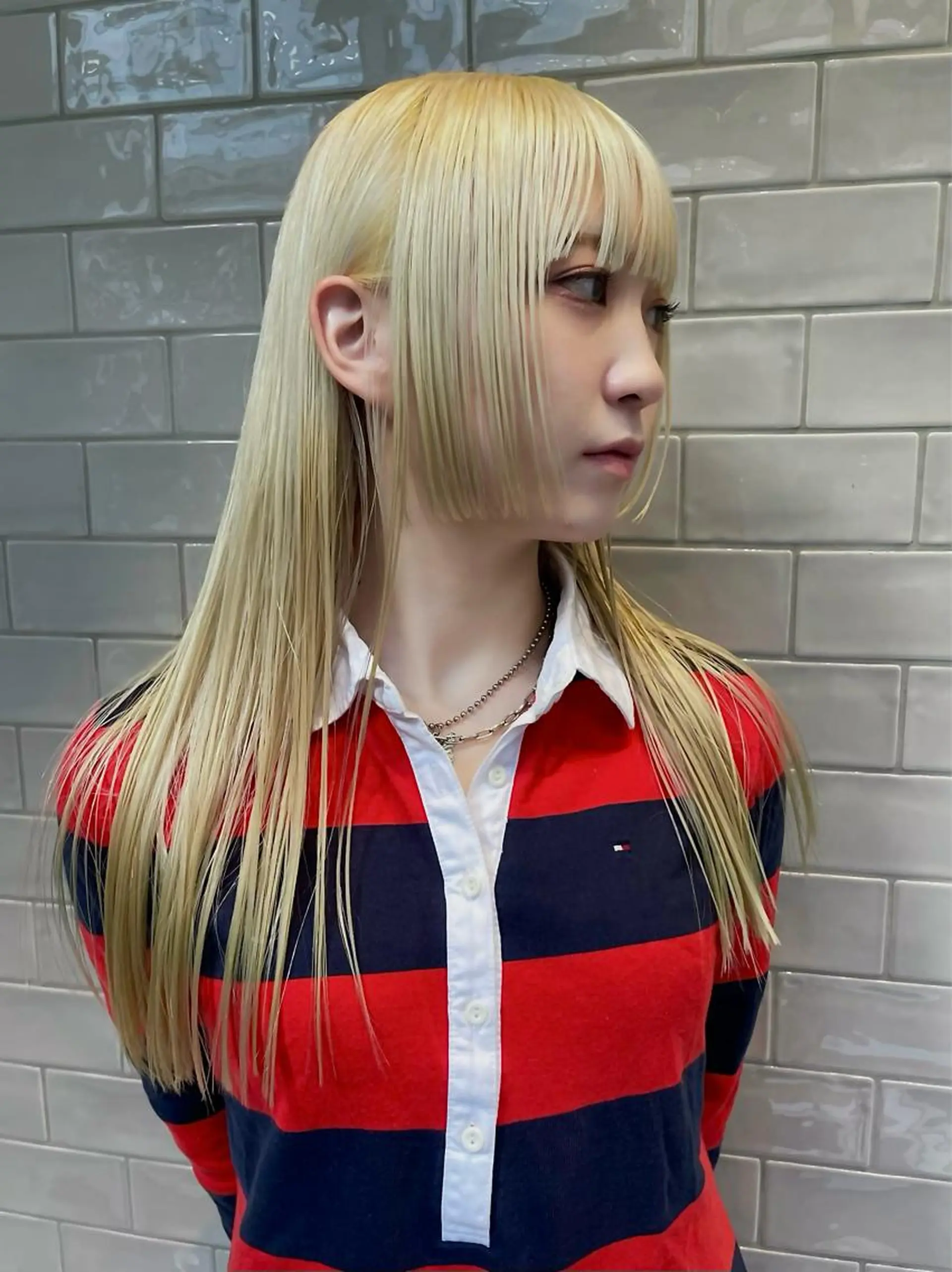 ミディアム カラー カット ヘアカラー トリートメント SALOWIN所属・ブリーチ✨ ボブ✨レイヤーのヘアスタイル