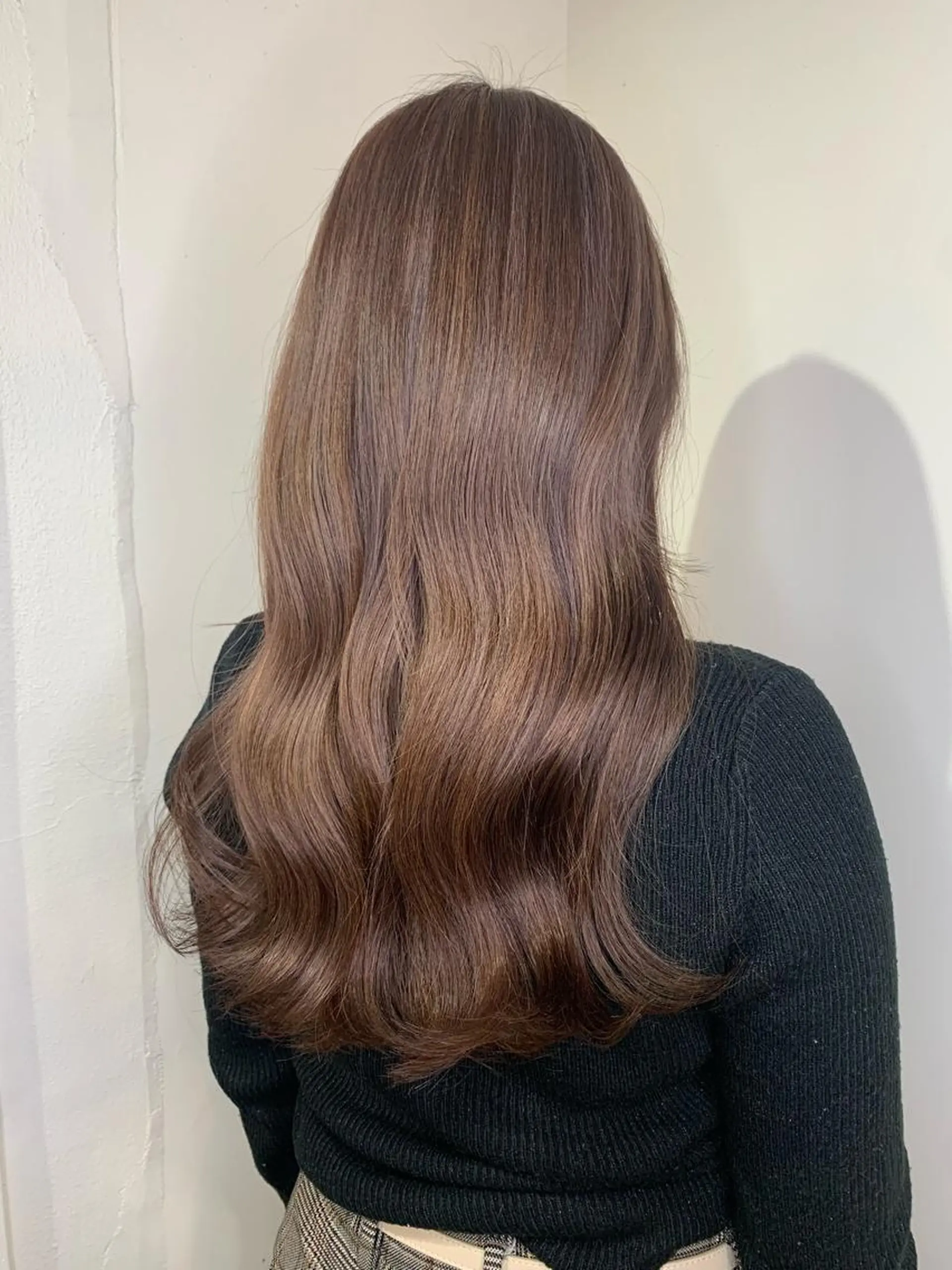 ロング カラー ハイライト✖️ 暗髪🤎Nahoのヘアスタイル