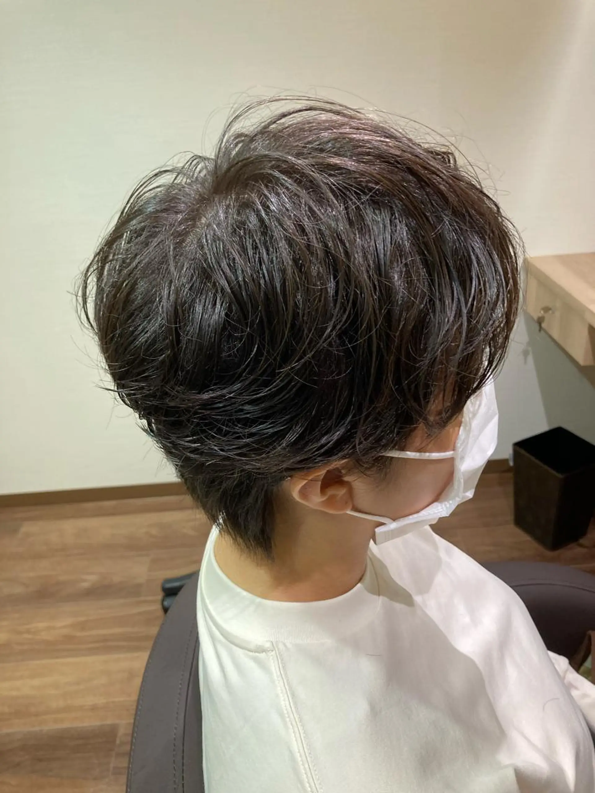 ショート カラー パーマ ショートヘア 中嶋 ナカジマのヘアスタイル