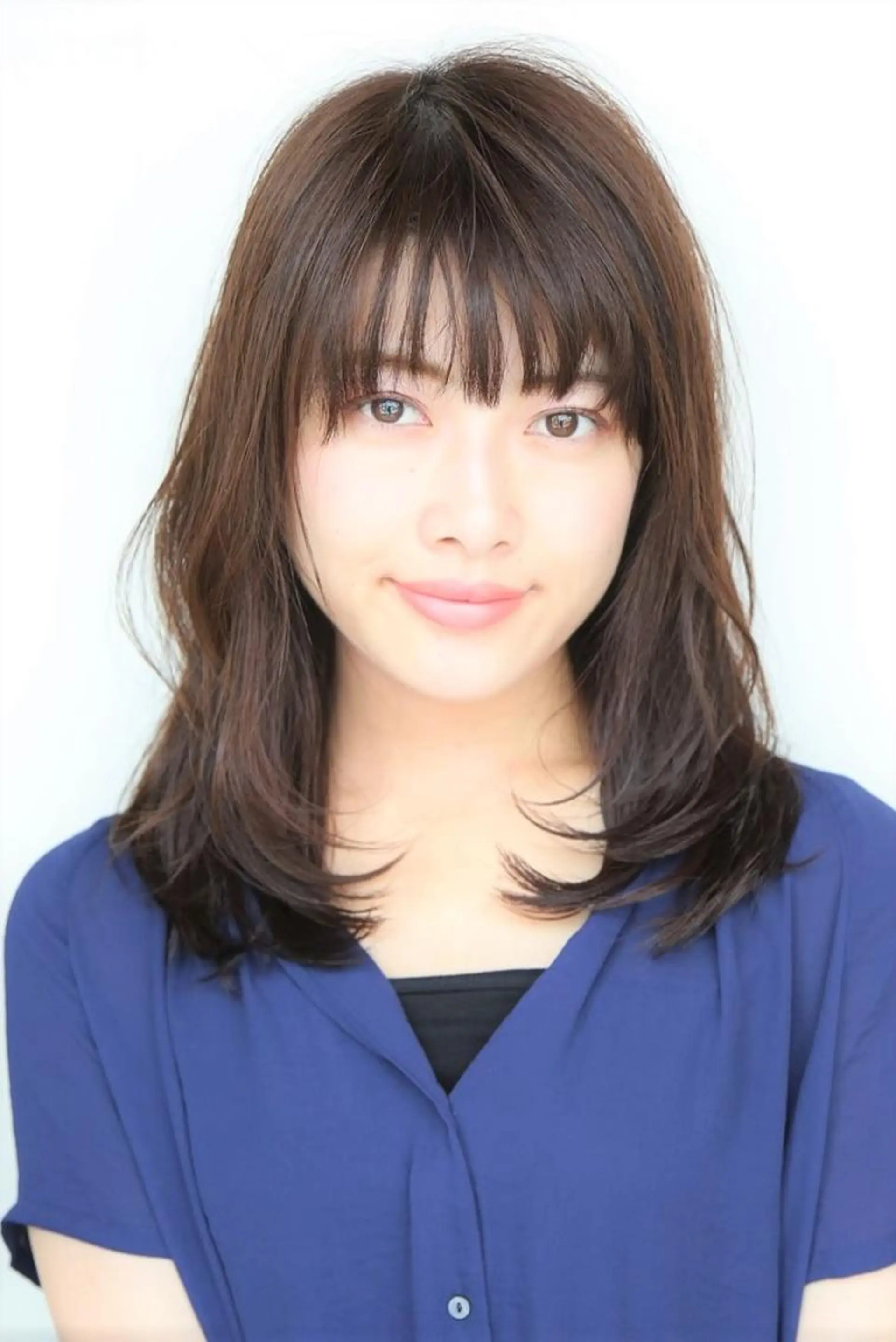 セミロング ヘアアレンジ カラー デザイナー Anne アンのヘアスタイル