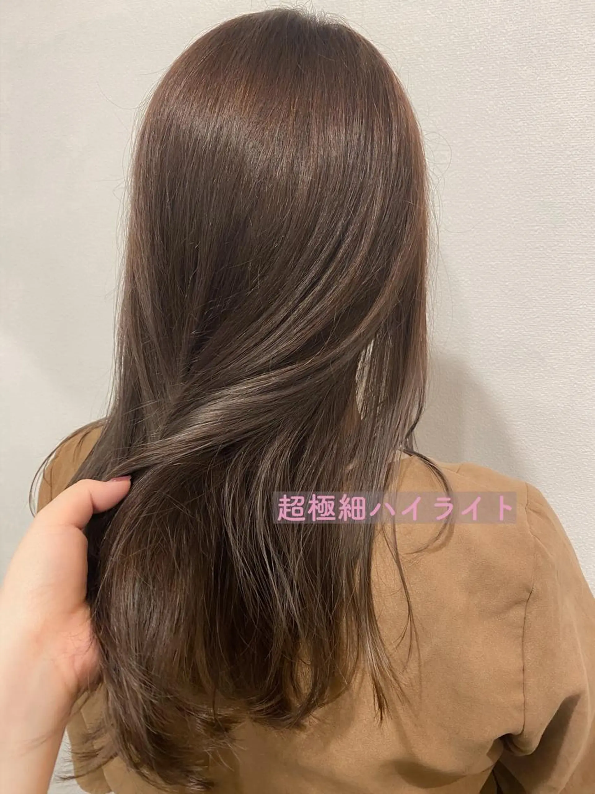 セミロング カラー 透明感カラー ハイライトカラー ハイライト GIRL所属・ダメージレスサロン✨ kayo🌱のヘアスタイル