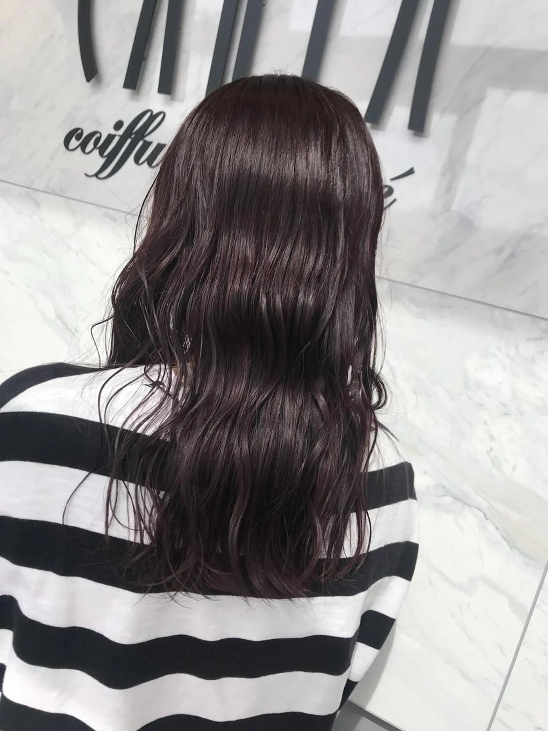 ロング カラー ラベンダーカラー 茂木 結希のヘアスタイル