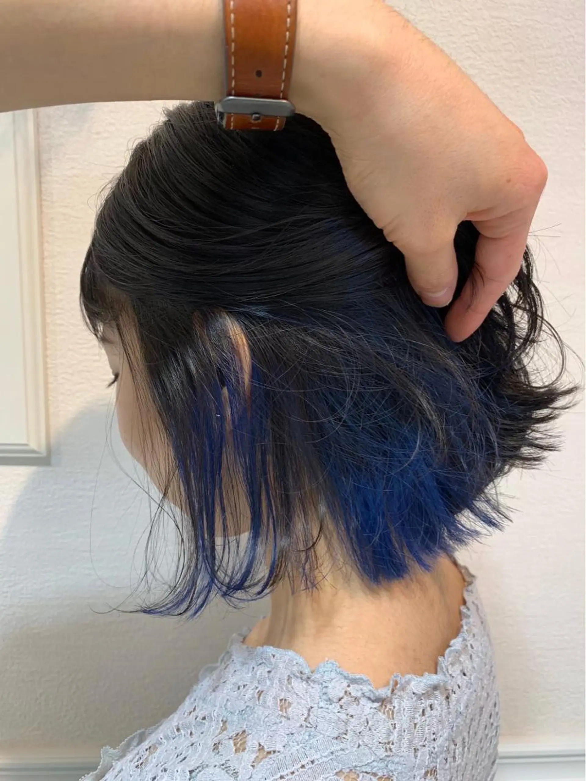ミディアム レイヤーカットモデル ショートカット/颯大のヘアスタイル