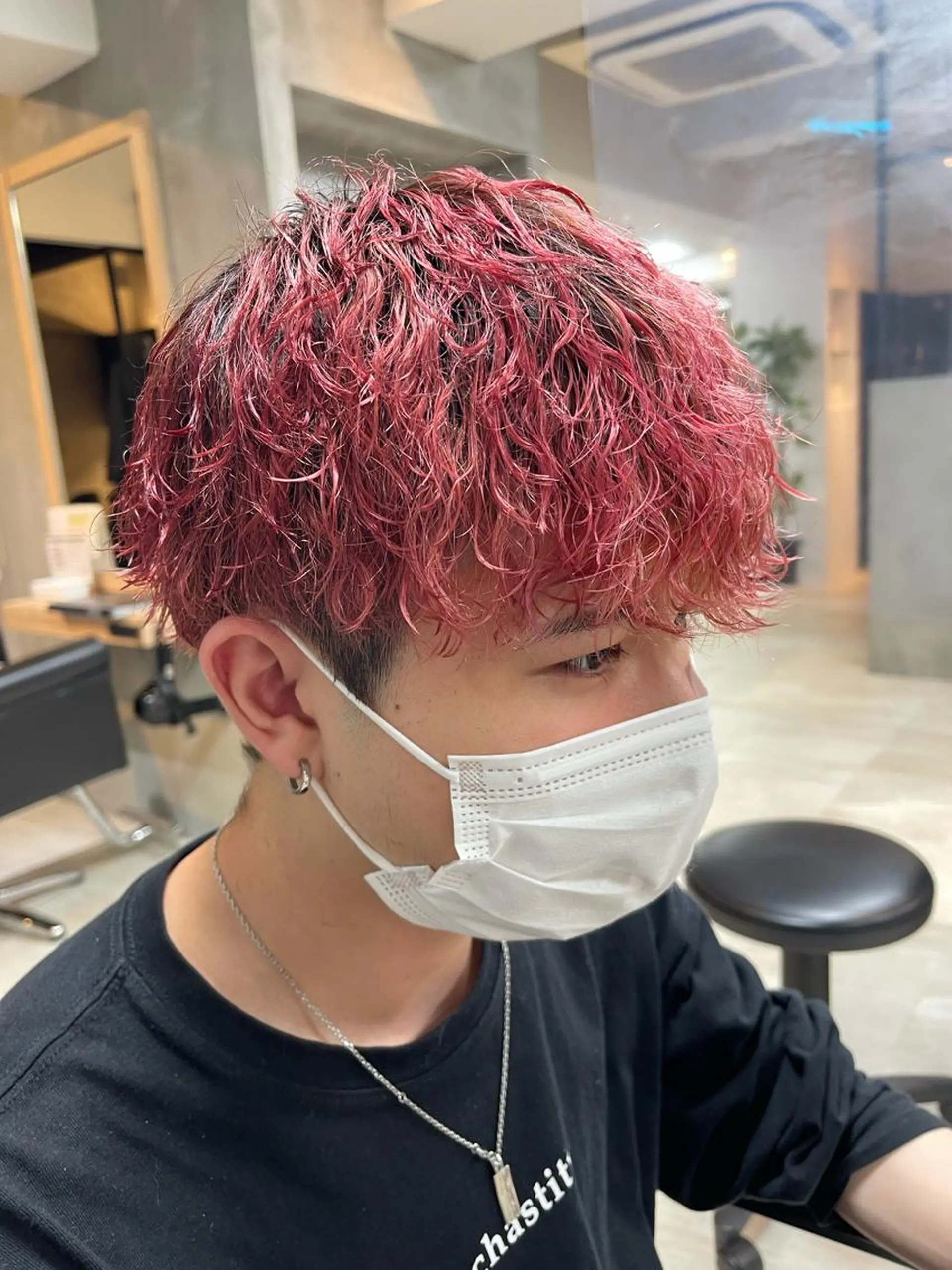 ショート パーマ メンズ メンズパーマ 波巻きパーマ 🫧似合わせカット 立川TOSHIKIのヘアスタイル