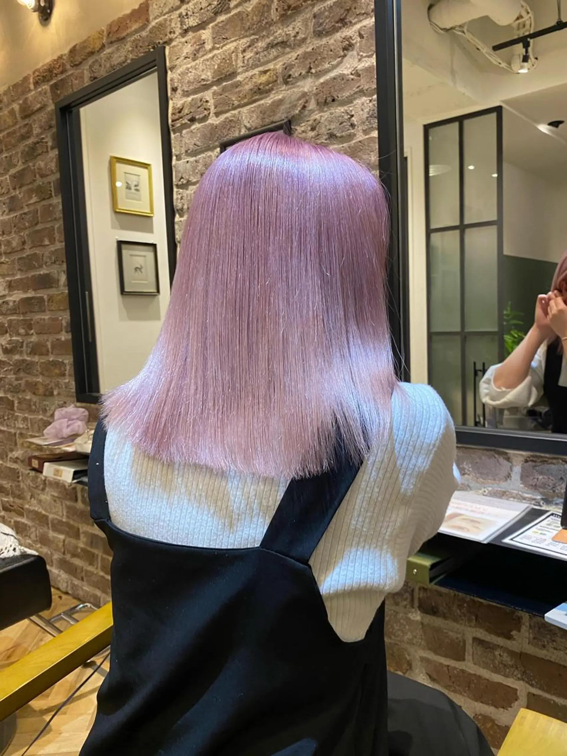 ミディアム カット ヘアカラー 大内田 凌馬のヘアスタイル