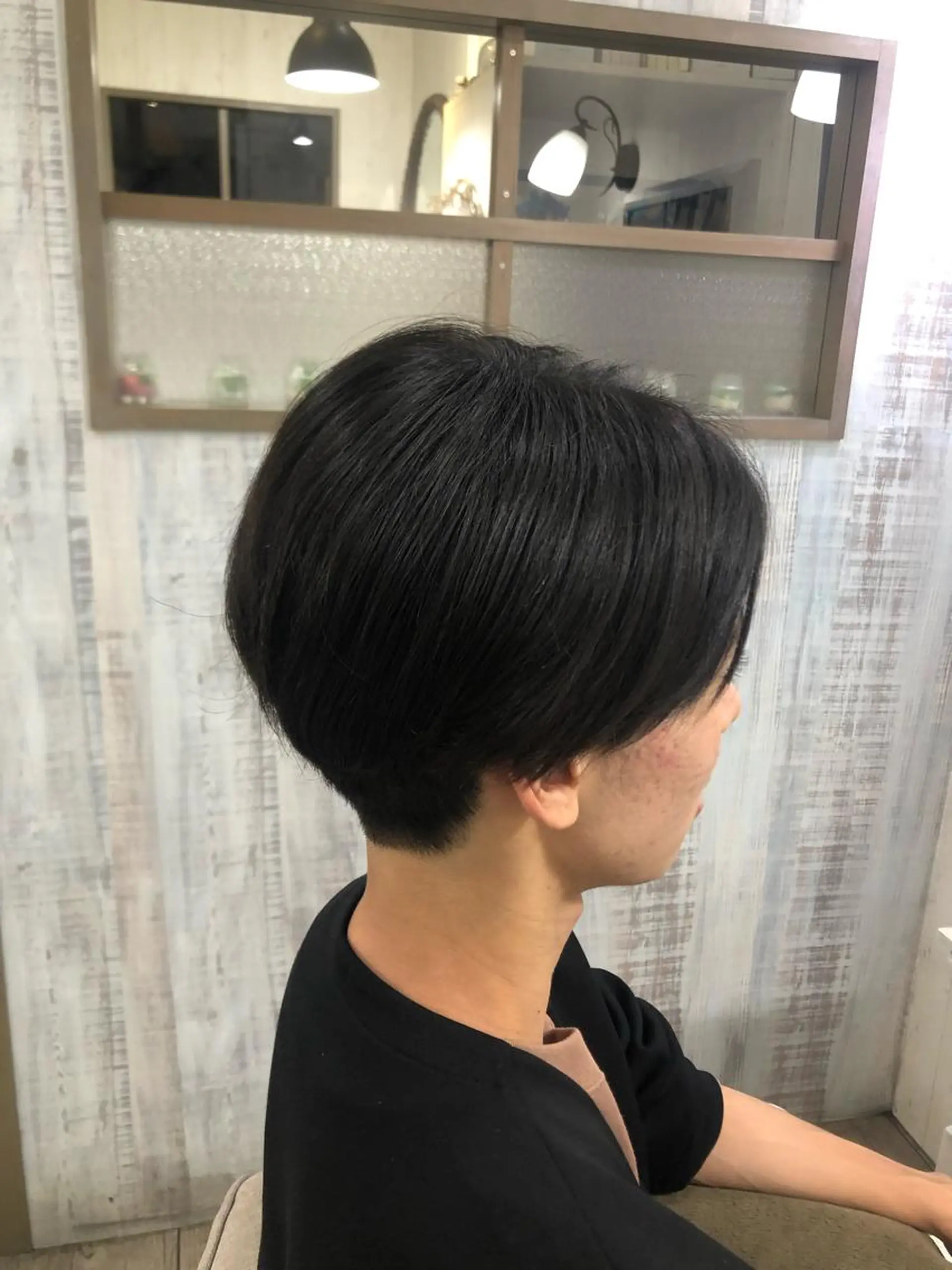 ショート メンズ カット 縮毛矯正 イシジマ タカナリのヘアスタイル