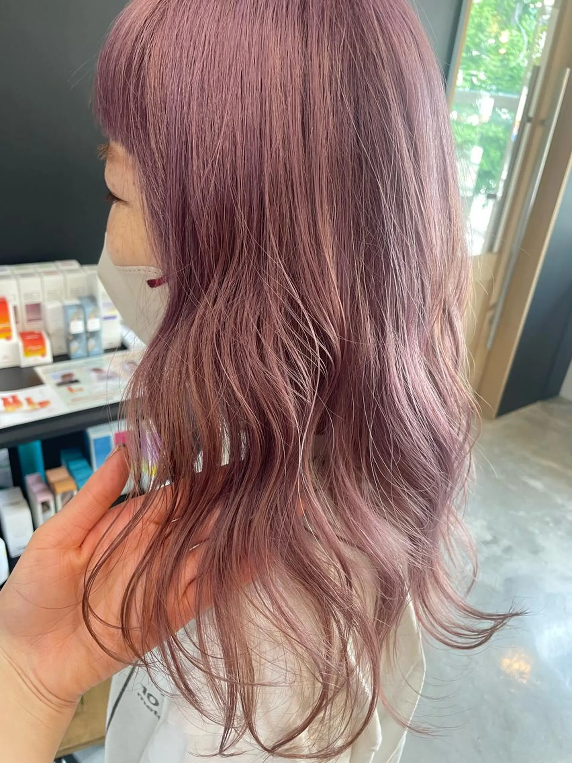 ロング カラー ピンクカラー ヘアカラー トリートメント faith hair bisq所属・平澤 萌香のその他イメージ