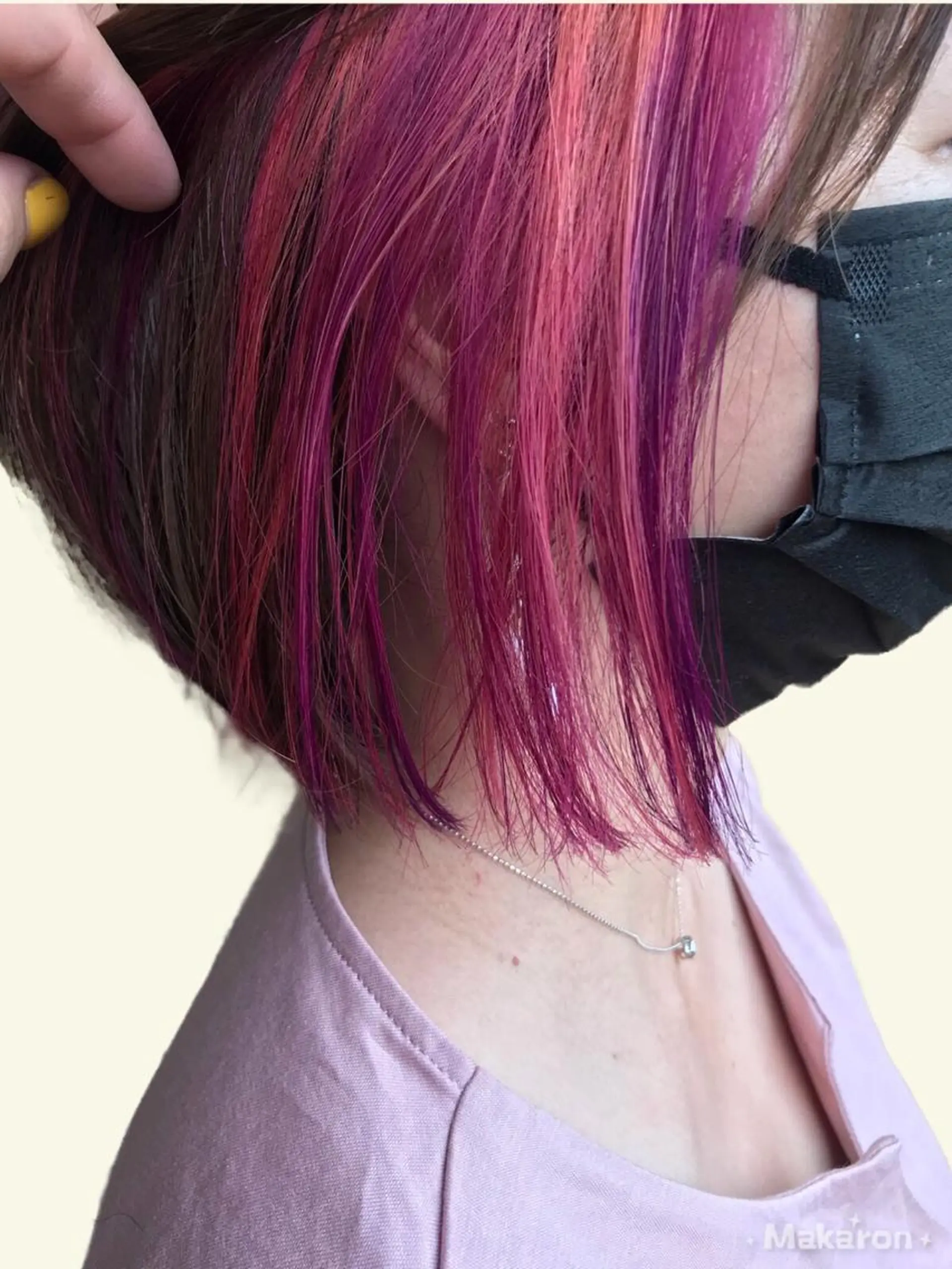ミディアム ヘアカラー トリートメント hair works raptureのヘアスタイル
