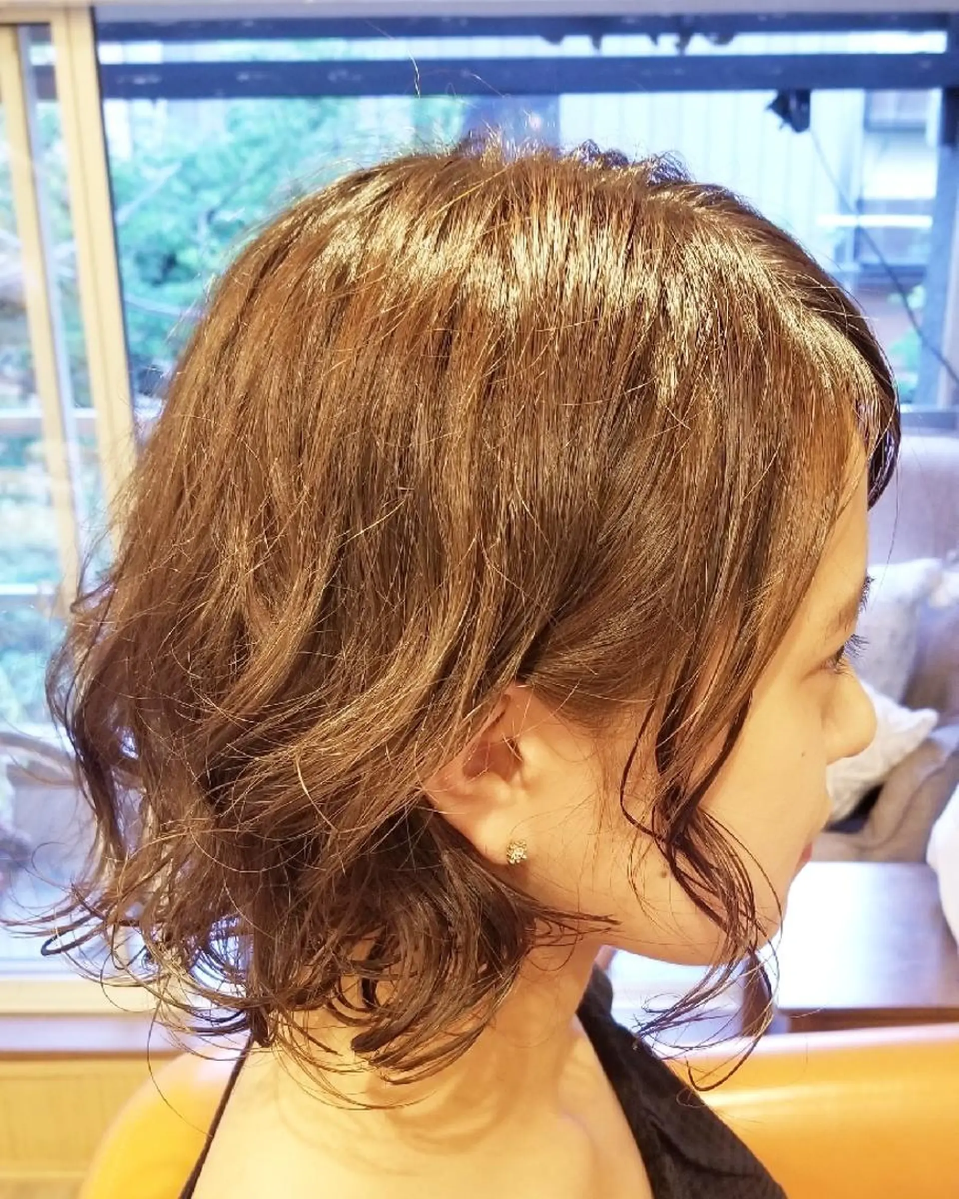 ショート パーマ カラー アディクシーカラー ブルーカラー 外国人風カラー トリートメント カット ヘアカラー パーマ spa hair  ark 富井直美のヘアスタイル