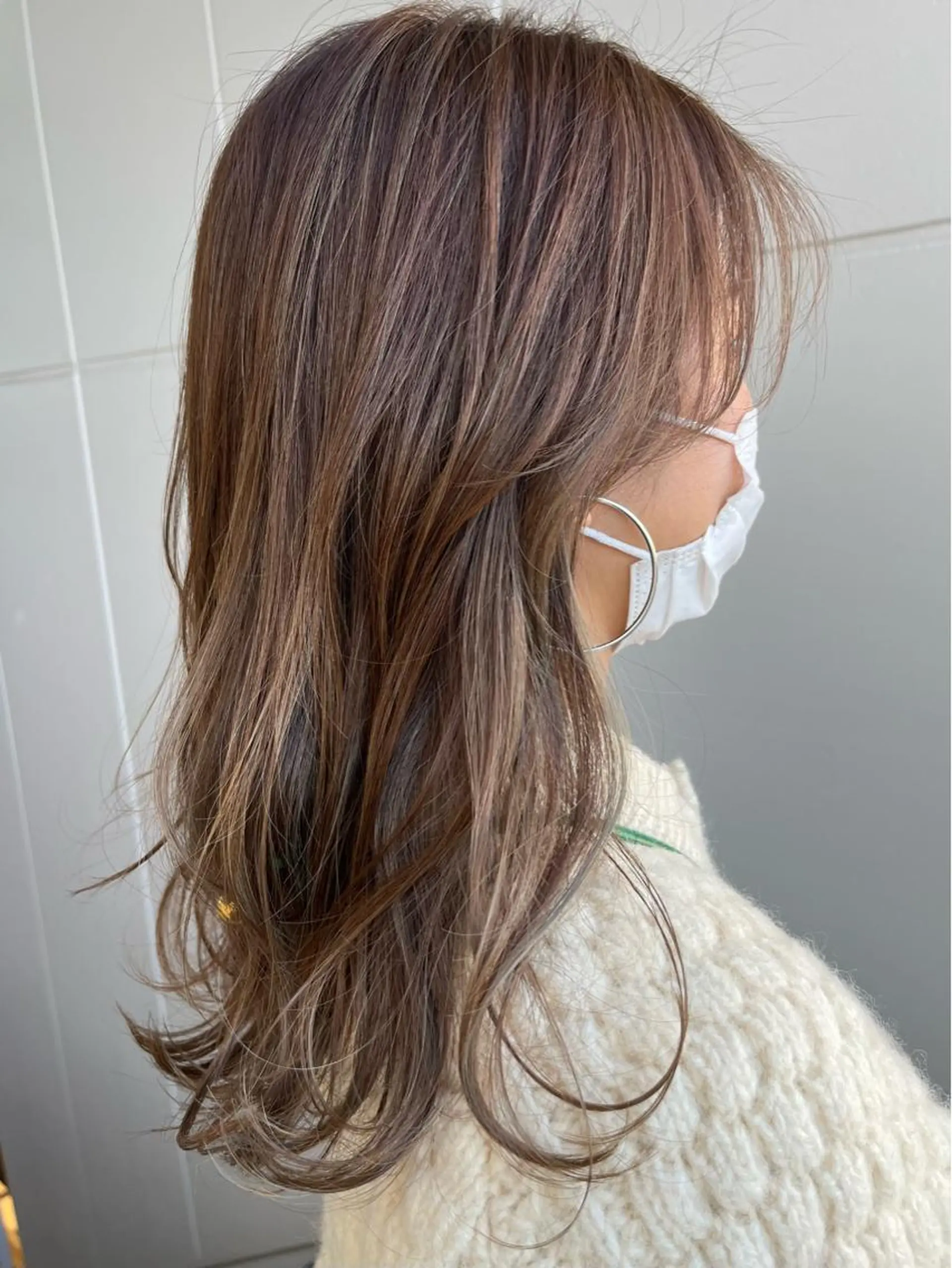 セミロング カット ヘアカラー トリートメント 堀江あかり🌟ボブ/ ハイライト/似合わせのヘアスタイル