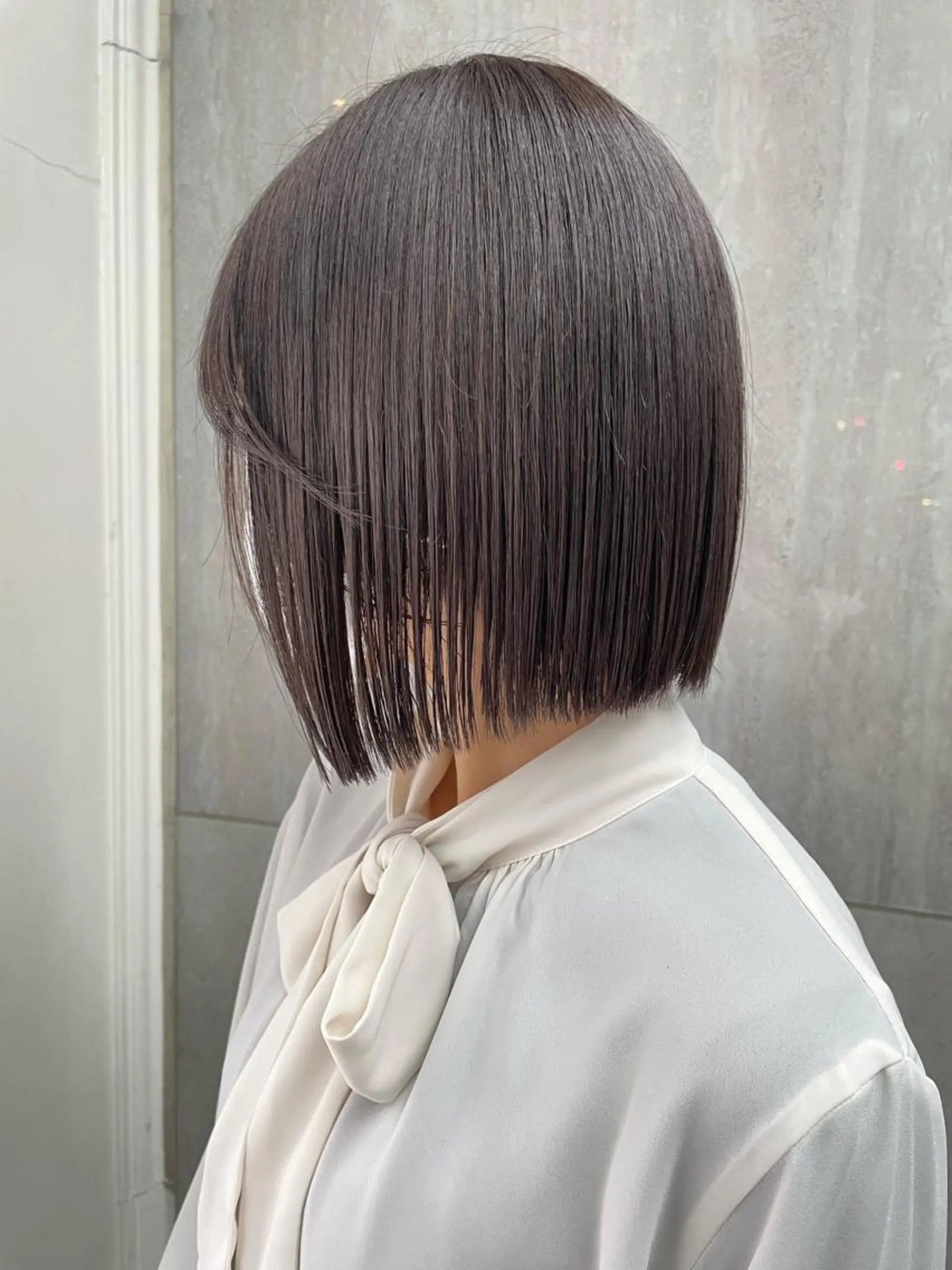 ショート カラー ボブ カット ヘアカラー トリートメント ヘッドスパ BiBi    武田 あやのヘアスタイル