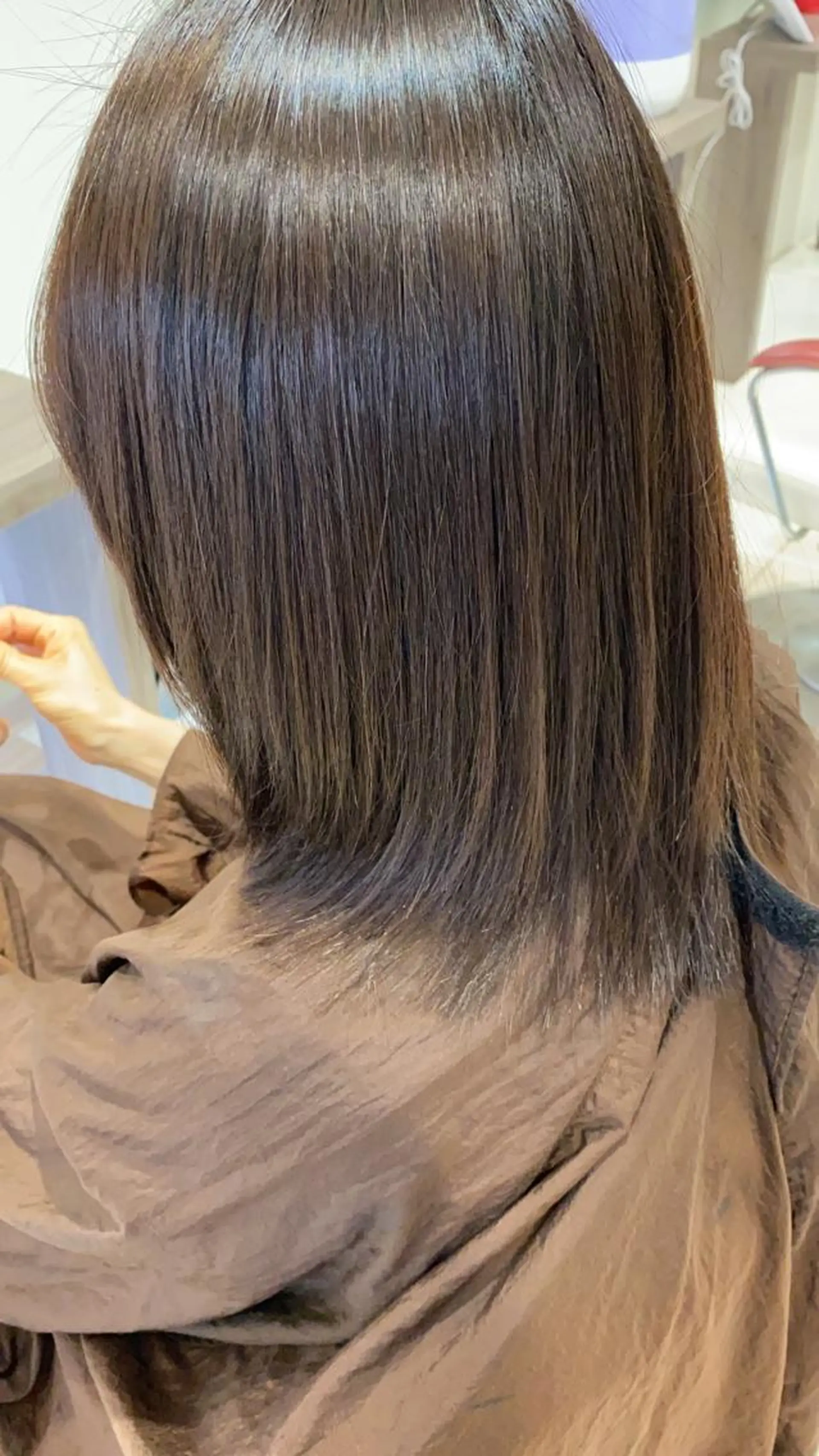 ミディアム カット 縮毛矯正 トリートメント ヘッドスパ ヘアセット 艶髪&韓国風パーマ は是非⭐︎新島英猛のヘアスタイル