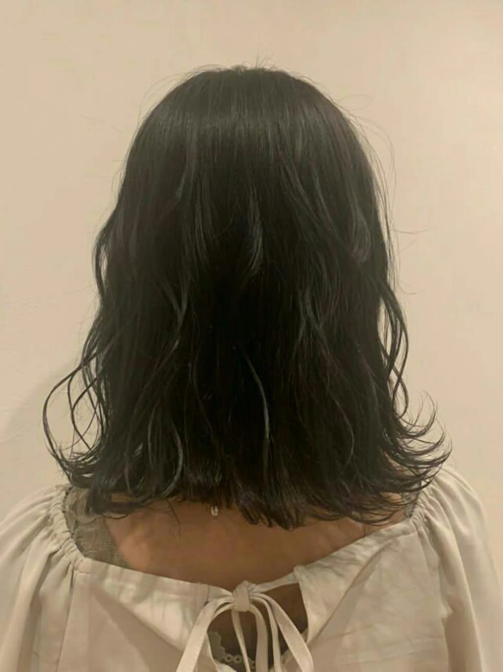 カラー ミディアム ブリーチなしWカラー /酸性ストレート河本のヘアスタイル