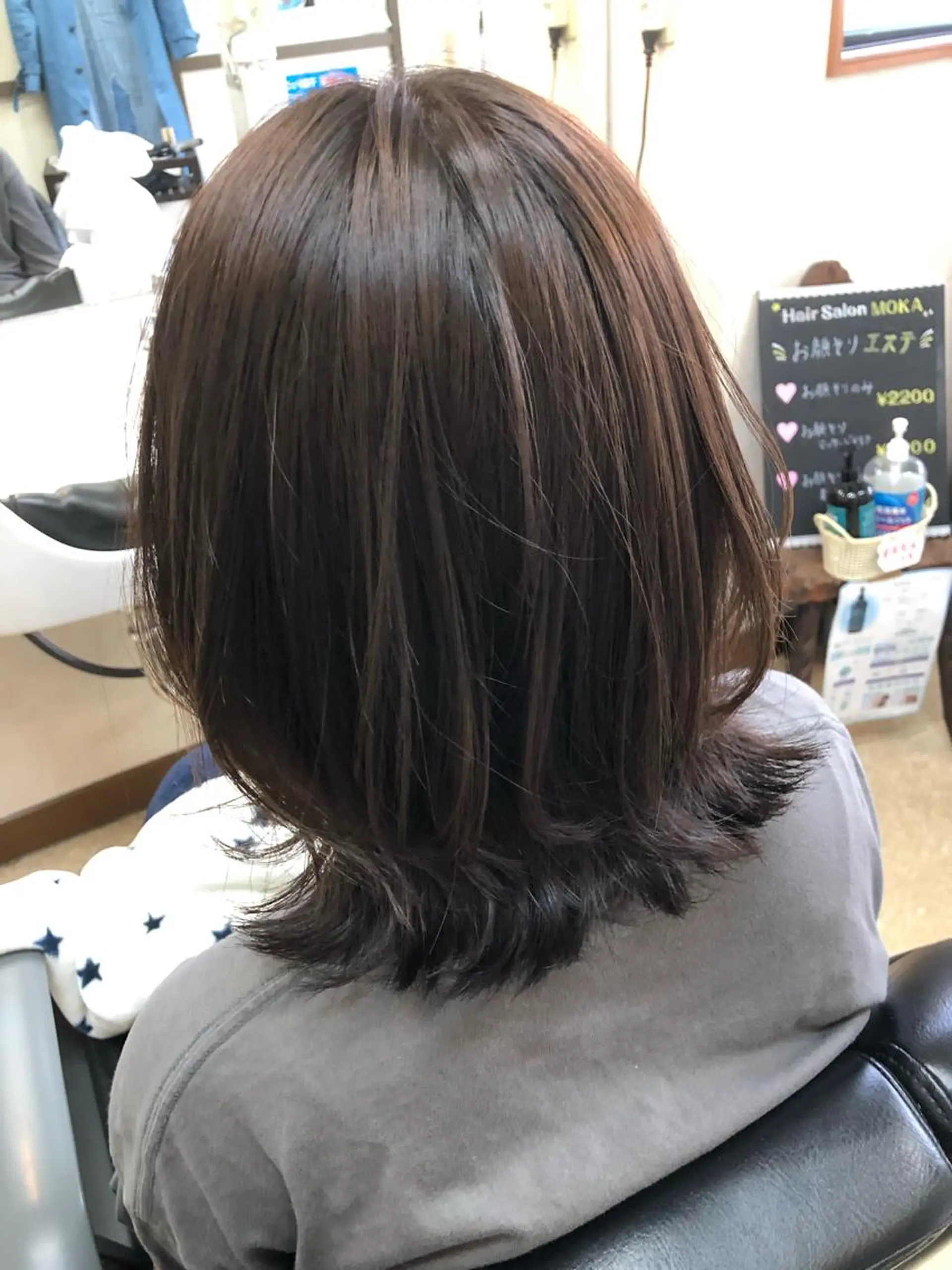 セミロング カラー ヘアサロン モカ所属・石塚 浩のヘアスタイル