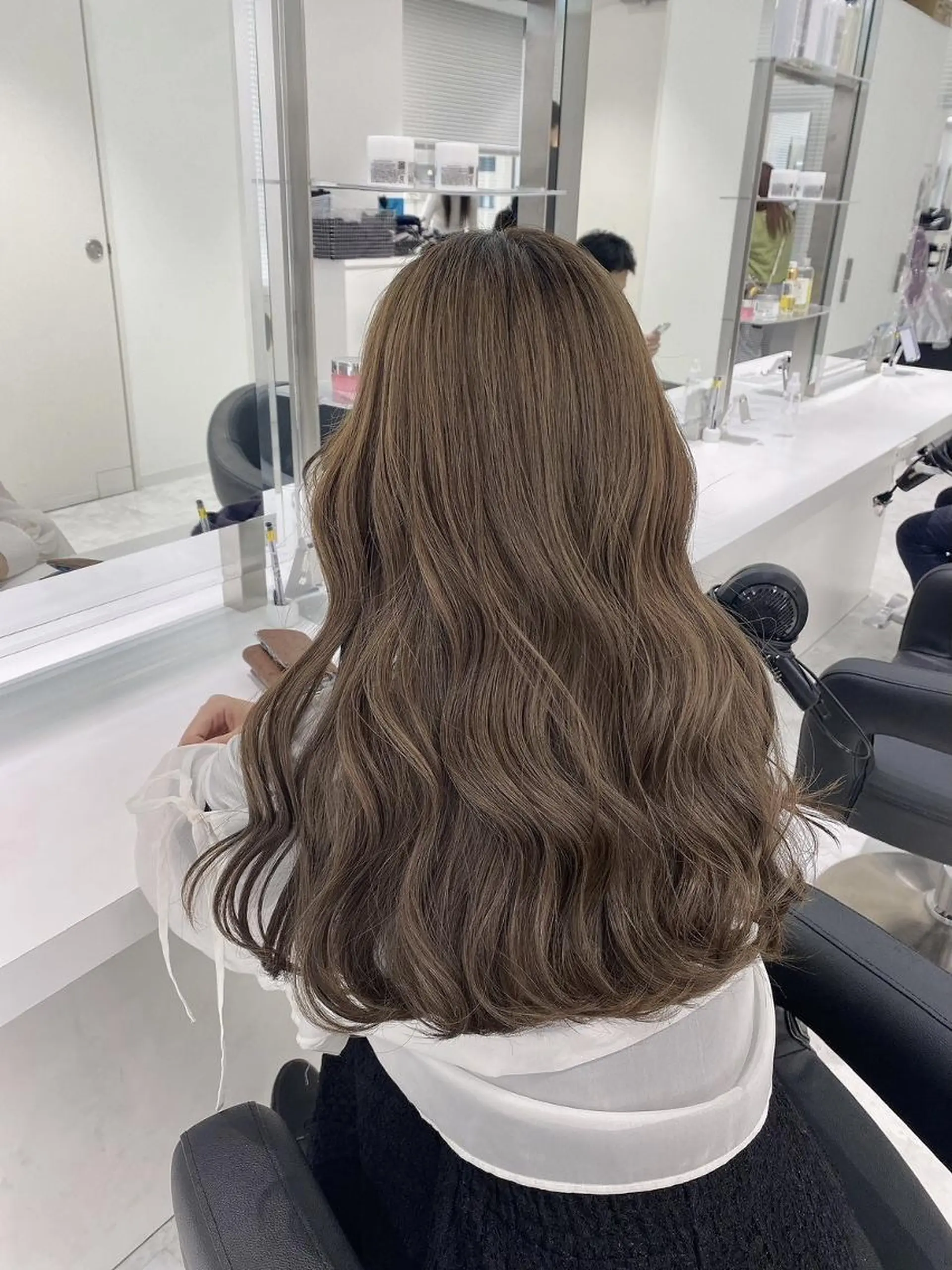 カラー ♡透明感ブラウン♡ sayaka🧸のヘアスタイル