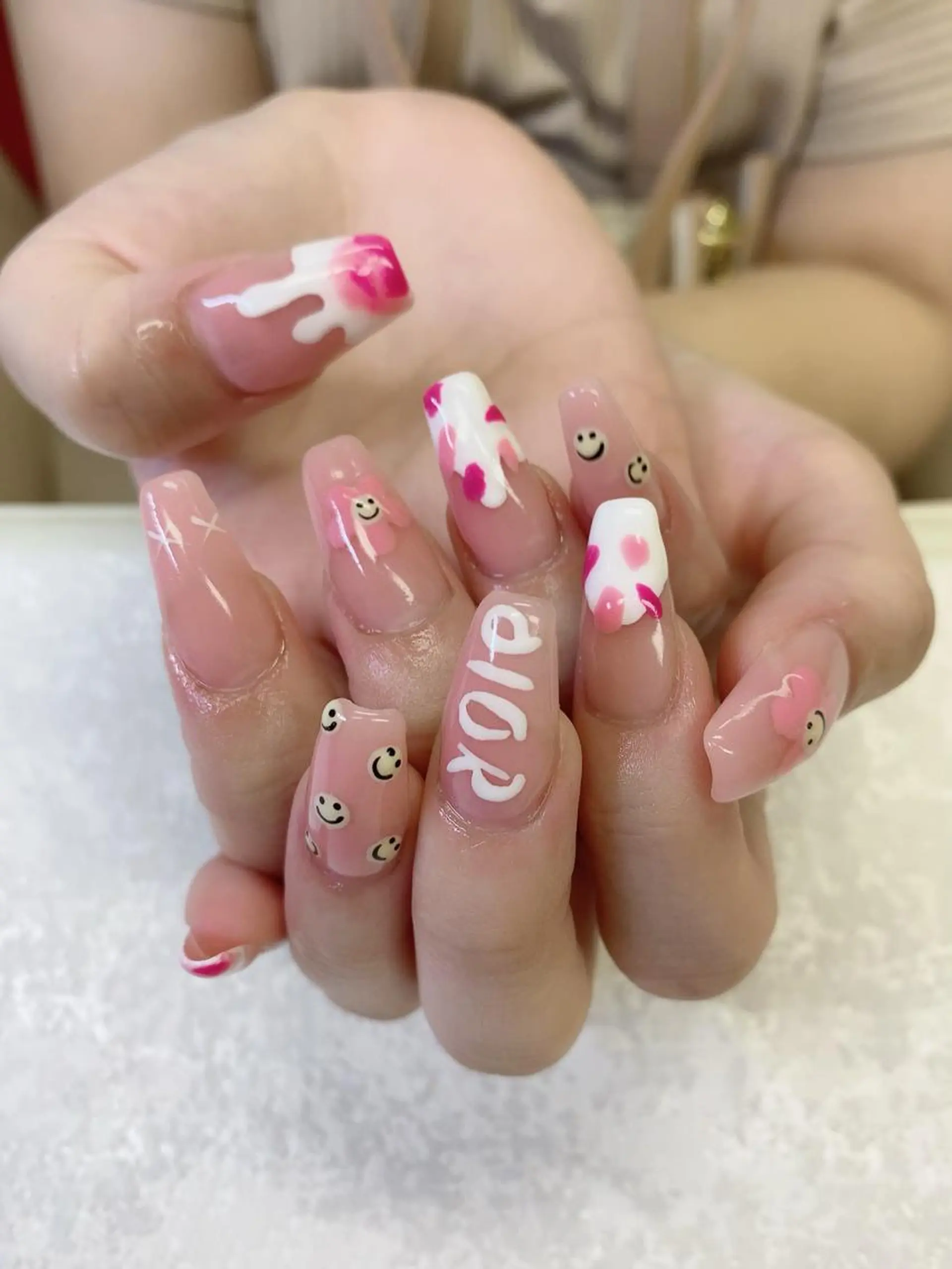 ミディアム ハンドネイル JNA認定講師🌸 RIEのネイルデザイン