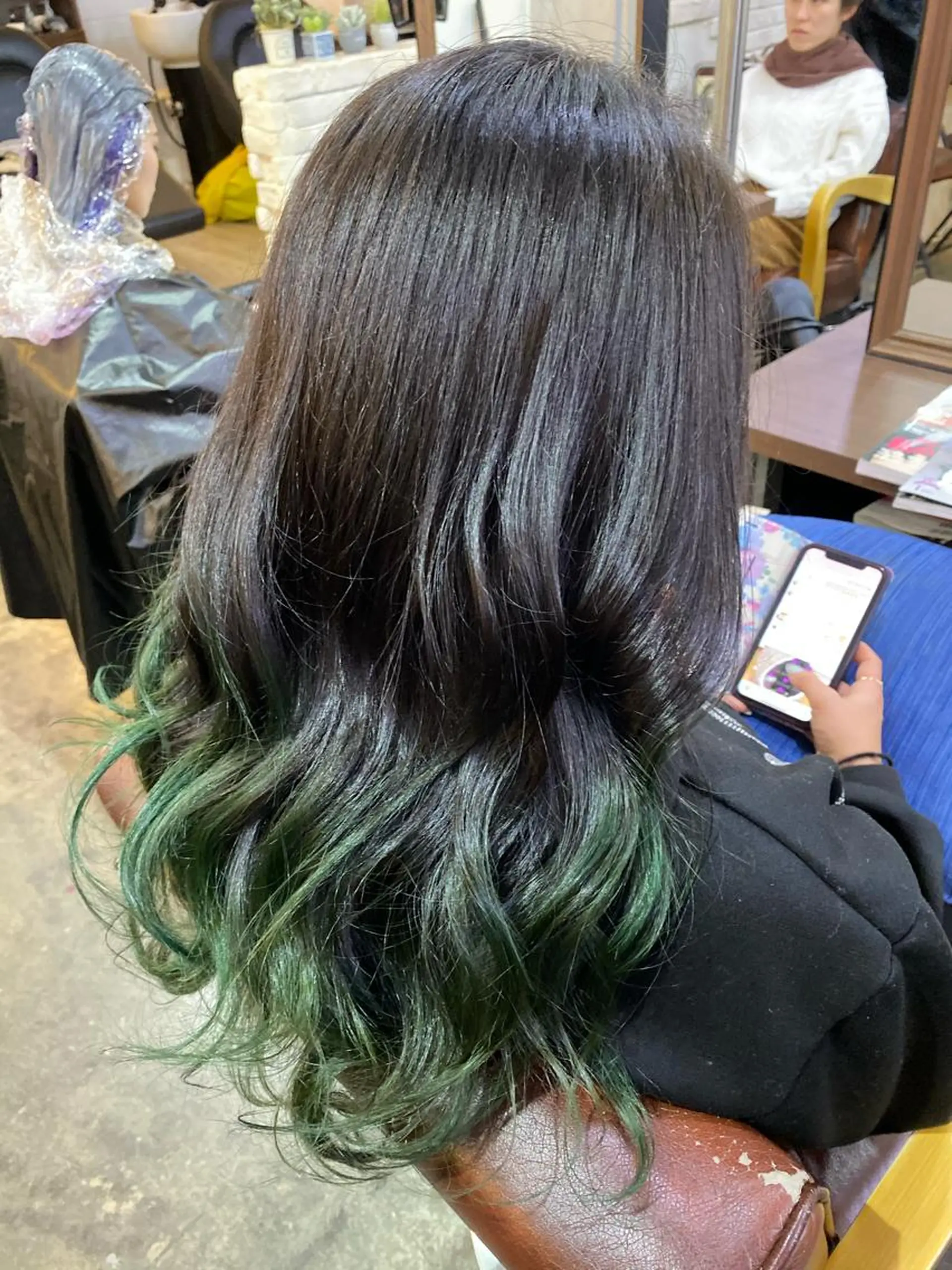 ロング カラー ヘアアレンジ 【艶髪×韓国風】 毛流れ職人 RYOのヘアスタイル