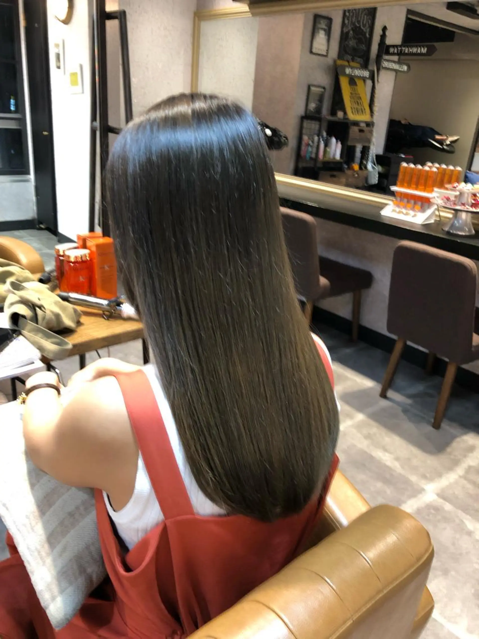 ロング カラー 縮毛矯正/ 髪質改善/浅見拓哉のヘアスタイル