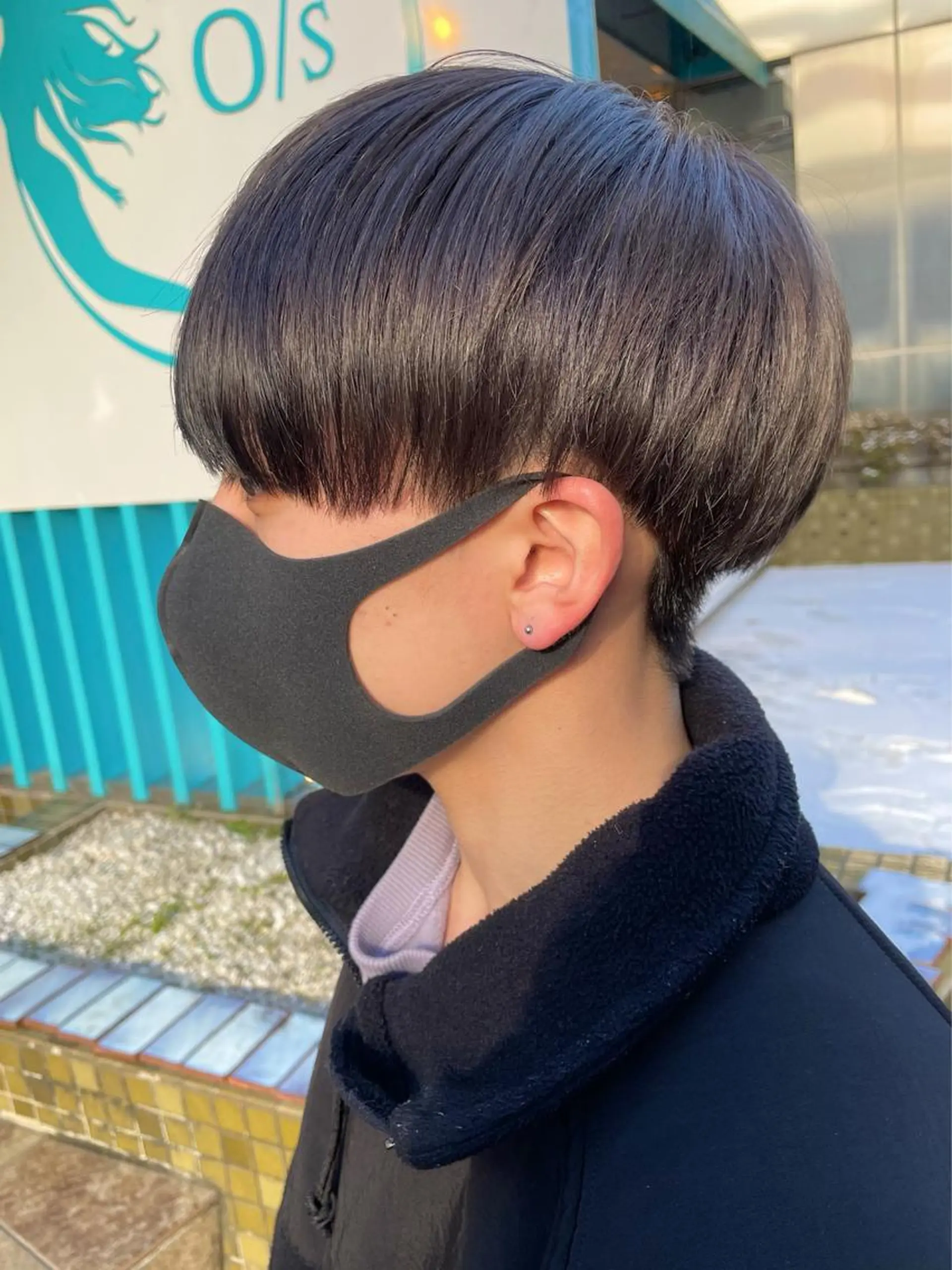 カラー メンズ マッシュ グレージュ 佐藤 魁人のヘアスタイル