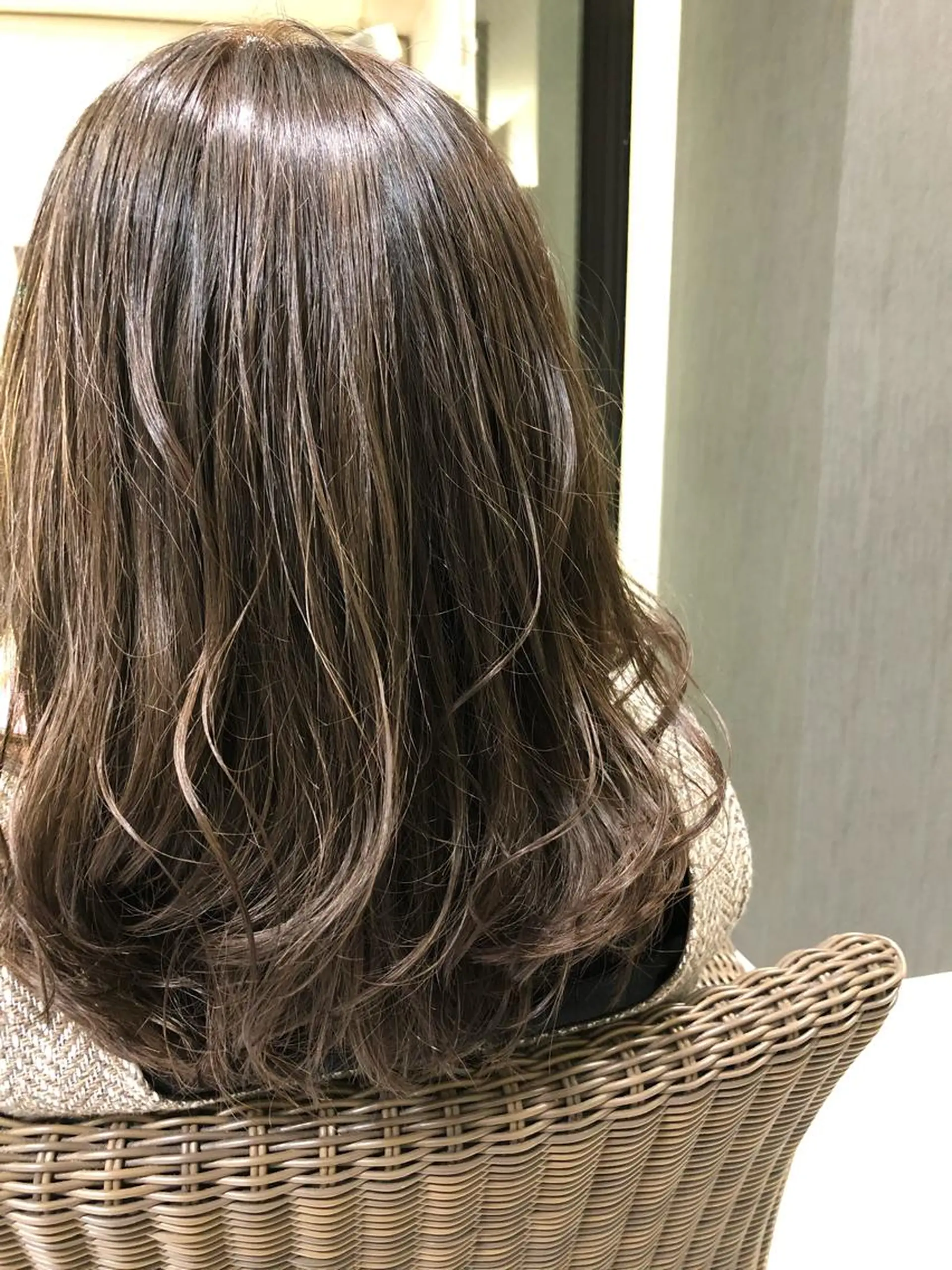 ロング パーマ カット パーマ トリートメント マルナ本店 ペコのヘアスタイル