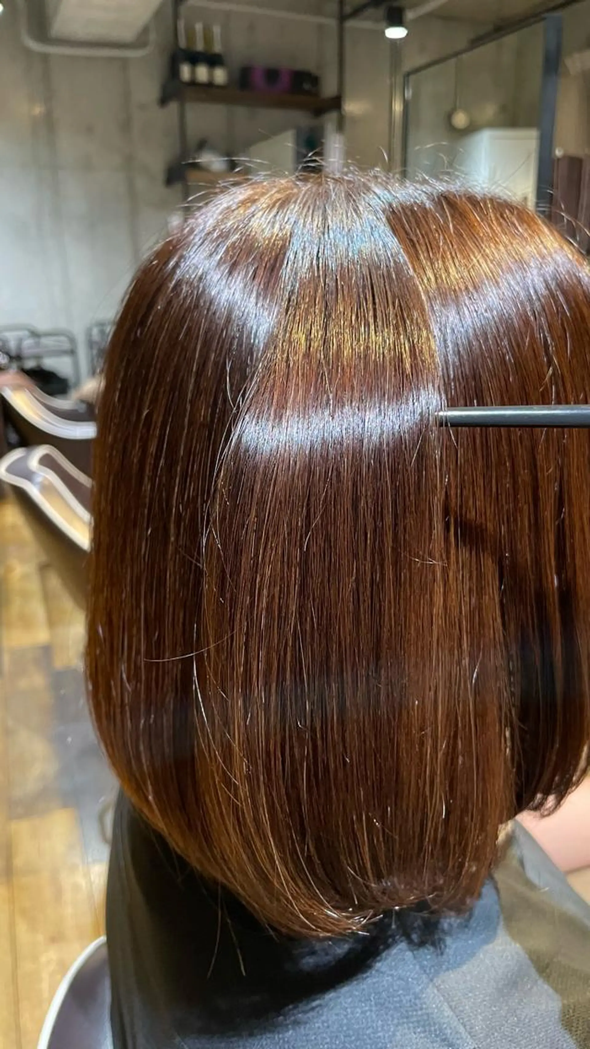 ミディアム カラー 大 場のヘアスタイル