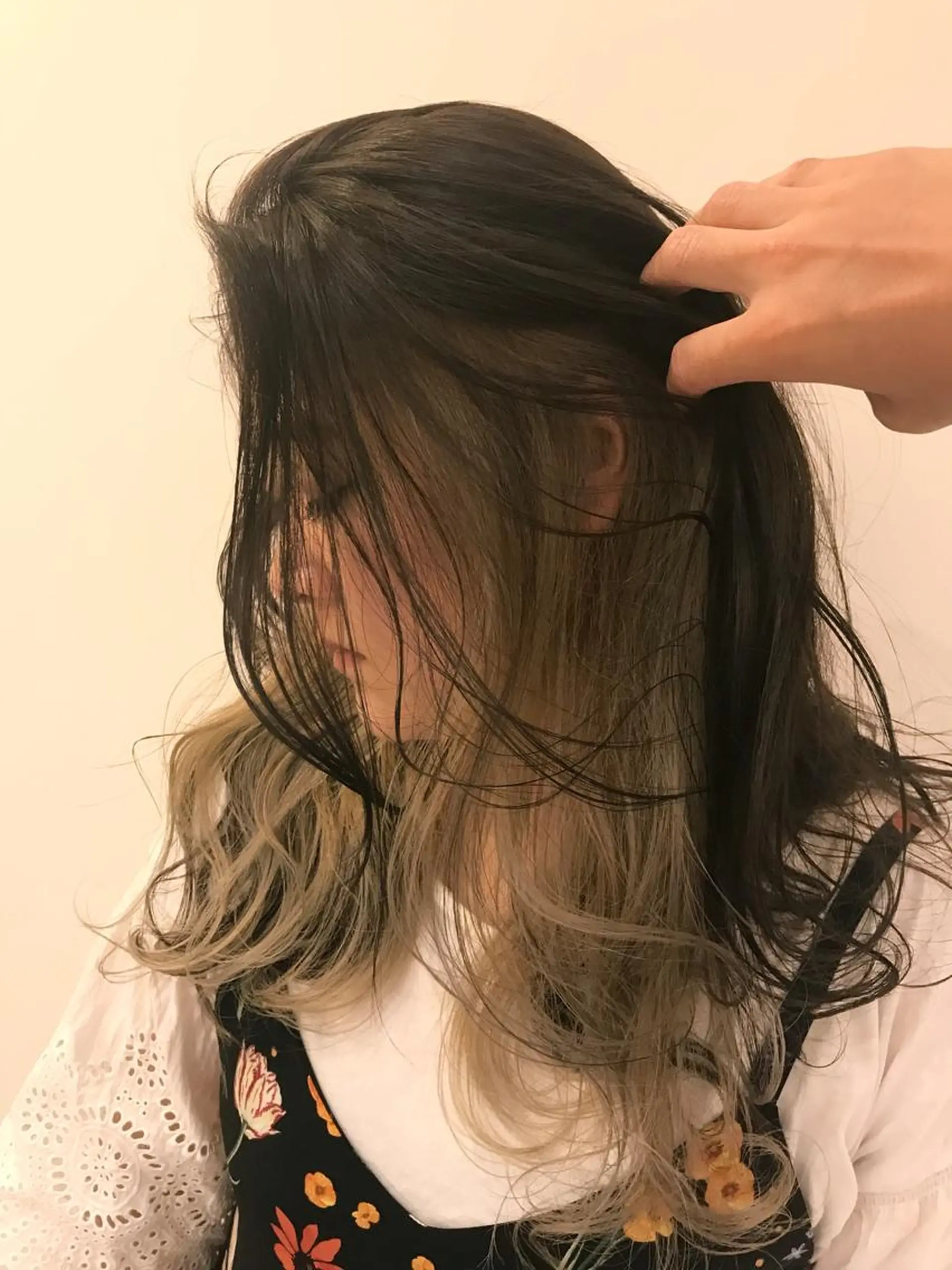 ロング カラー シールエクステ⭐️ オオミタクヤのヘアスタイル